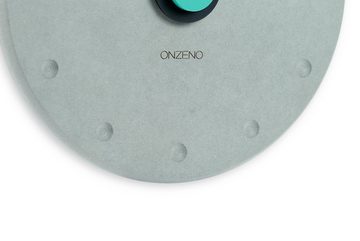 ONZENO Wanduhr THE FRISKY. 20x20x0.9 cm (handgefertigte Design-Uhr)