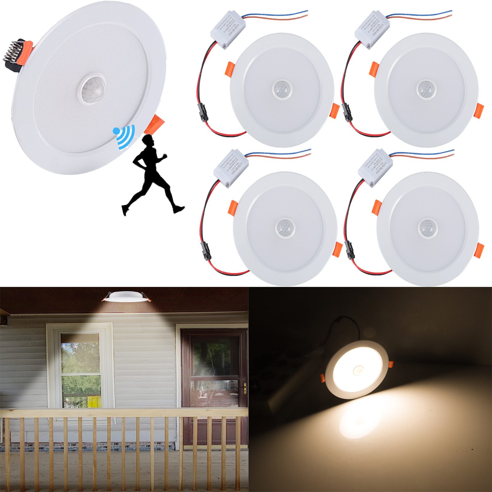 Jibenhome LED Einbaustrahler Downlight 12W Einbaustrahler günstig online kaufen
