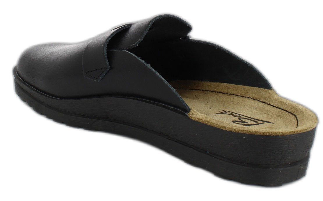 Beck Herren-Clogs Leo mit einer Schnalle Hausschuh (sehr bequeme Wohlfühl-Schuhe, für Zuhause und Draußen) Obermaterial und Decksohle aus echtem Leder – Bild 5 von 5