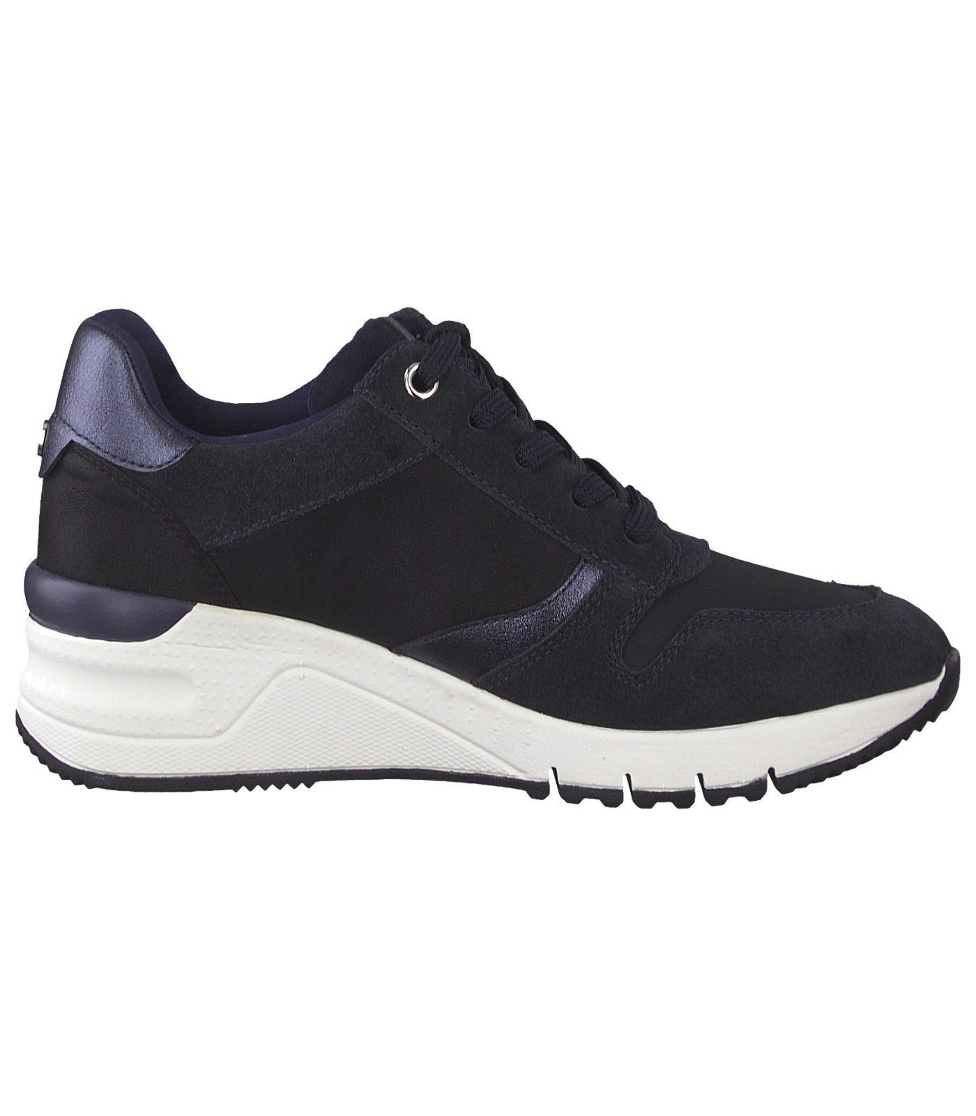 Leder/Textil Blau COMB) (NAVY Sneaker Sneaker Tamaris