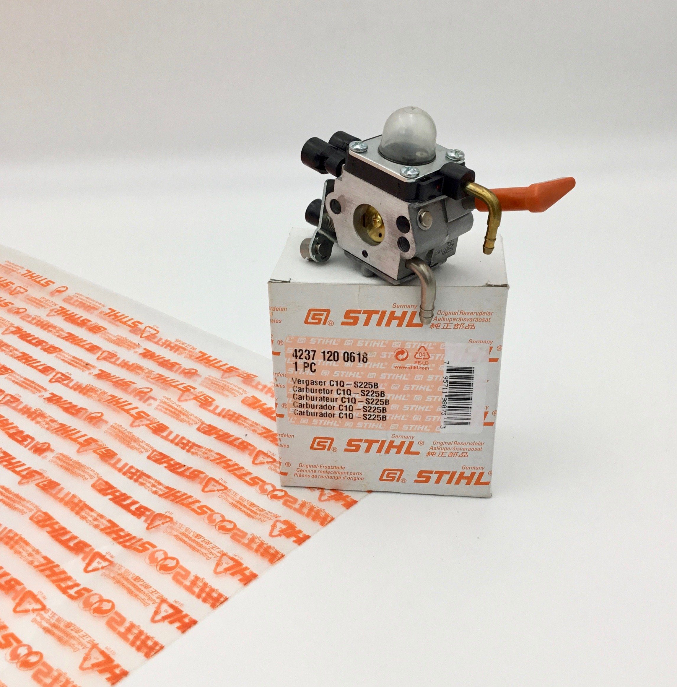 STIHL Benzin-Kettensäge Vergaser C1Q-S225B HS 81, HS 86, 42371200618, 0,00 cm Schwertlänge