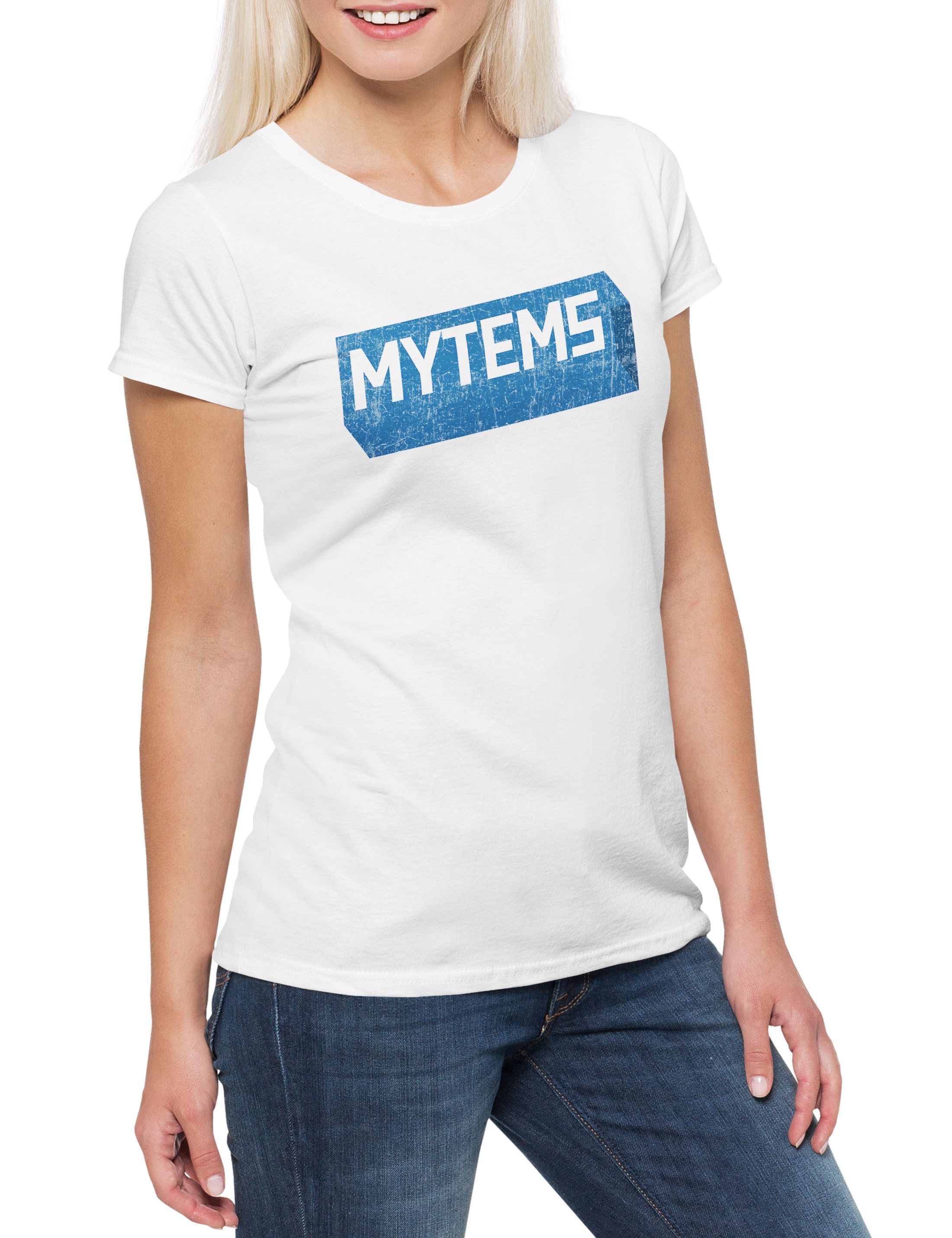 Print-Shirt Mytems Logo Damen T-Shirt How To Sell TV Online Series Drugs Trading