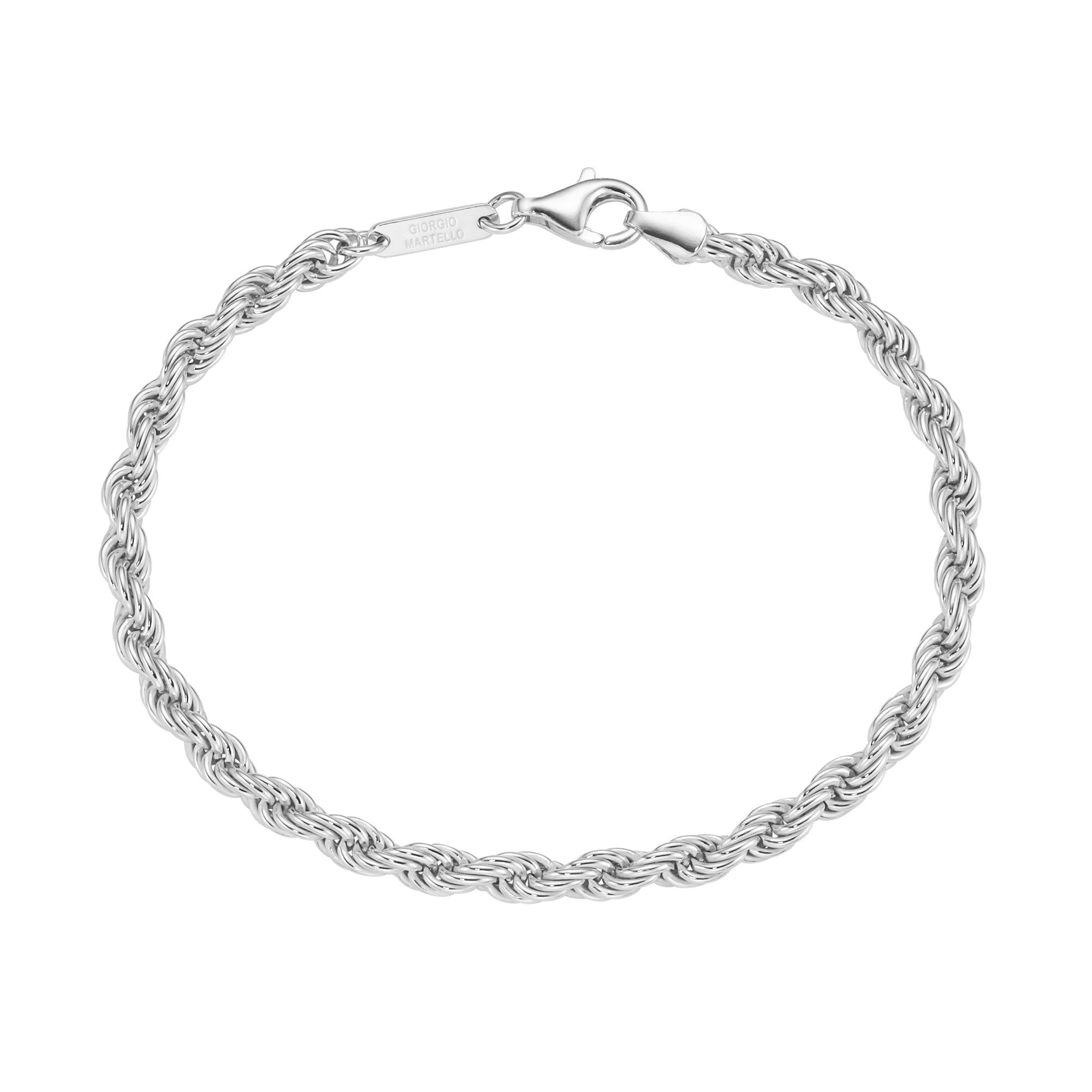 GIORGIO MARTELLO MILANO Armband Kordelkette massiv, Silber 925 günstig online kaufen