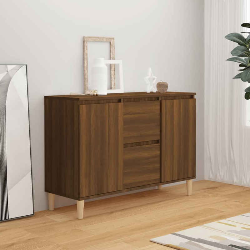 vidaXL Sideboard Sideboard Braun Eichen-Optik 103,5x35x70 cm Holzwerkstoff (1 St)