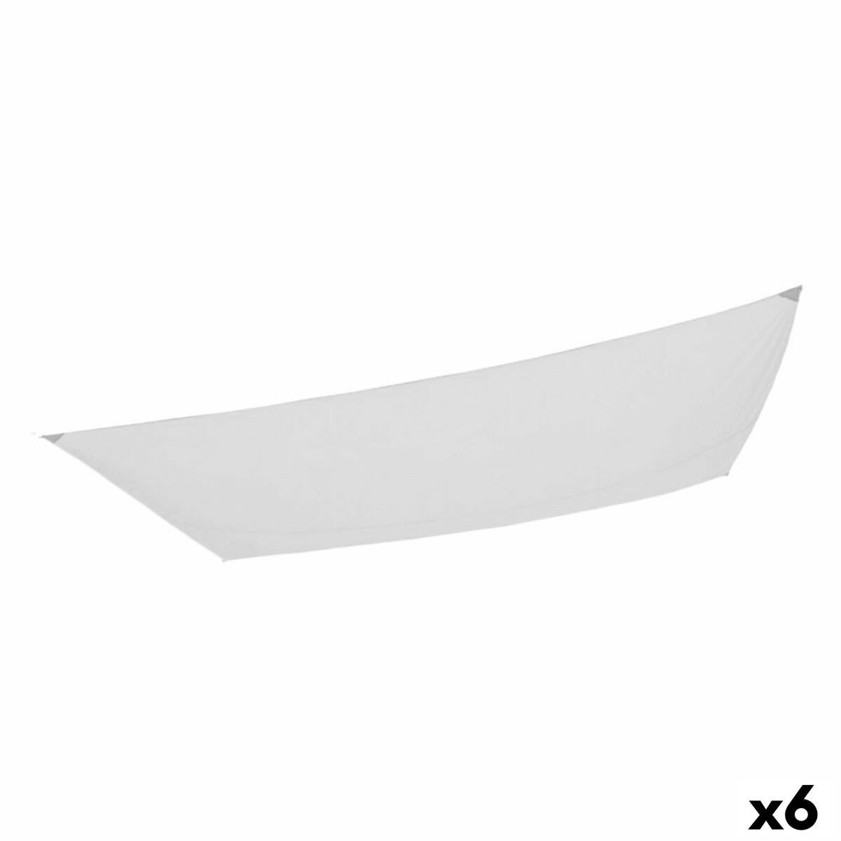 AKTIVE Seitenmarkise Markise Aktive rechteckig 200 x 0,5 x 300 cm Polyester Weiß (6 Stück