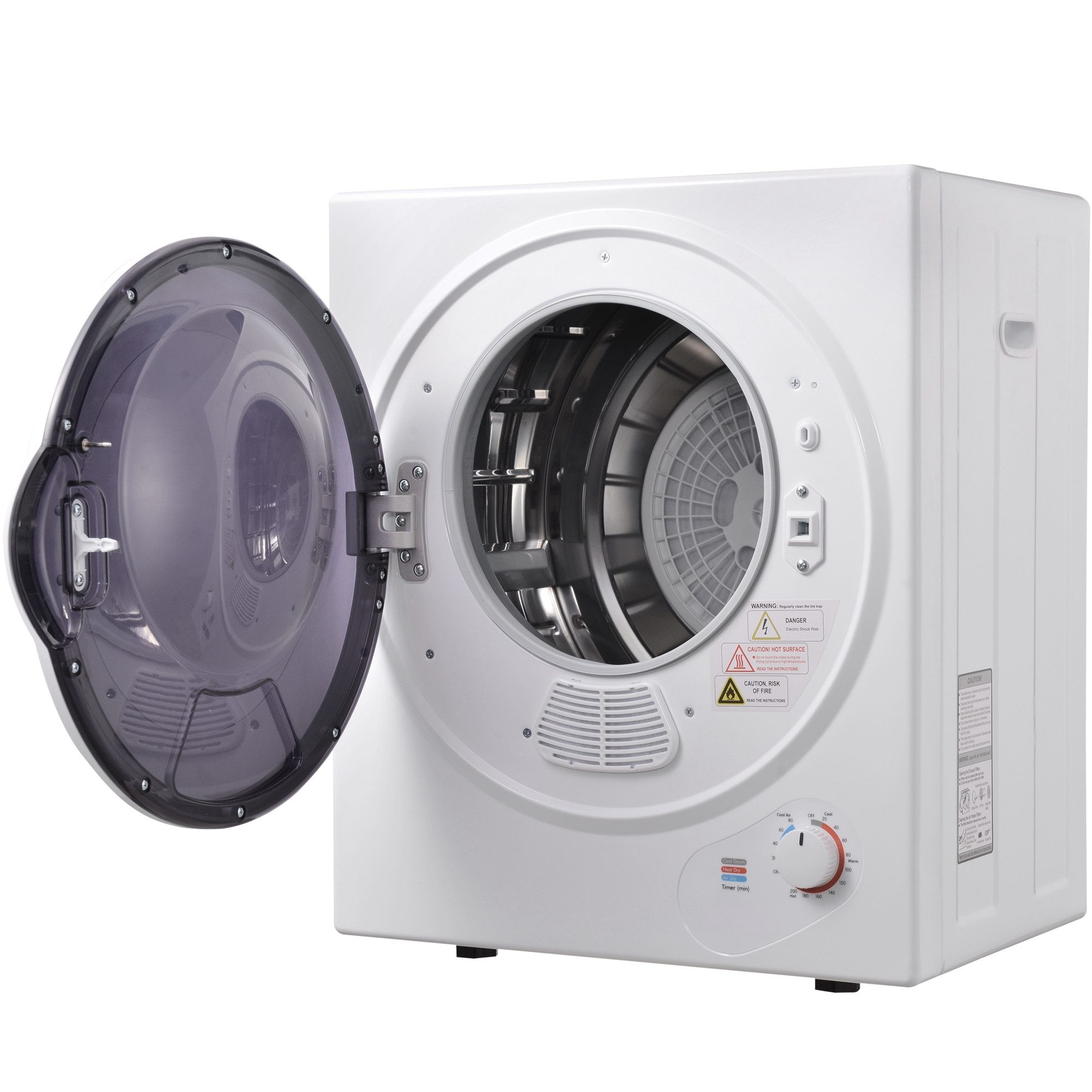Welikera Ablufttrockner 2,5kg Mini Wäschetrockner,Wandmontierbar,mit Timer,PTC-Keramikheizung, Doppelfilter,Überhitzungsschutz,65°C Geeignete Trocknungstemperatur