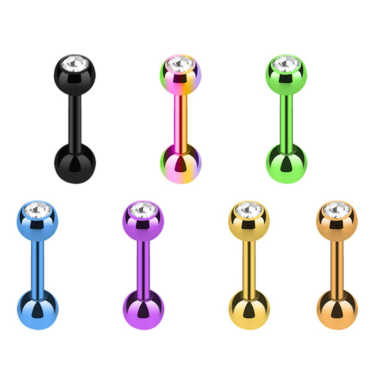 Taffstyle Piercing-Set Piercing Ohr Helix Chirurgenstahl günstig online kaufen