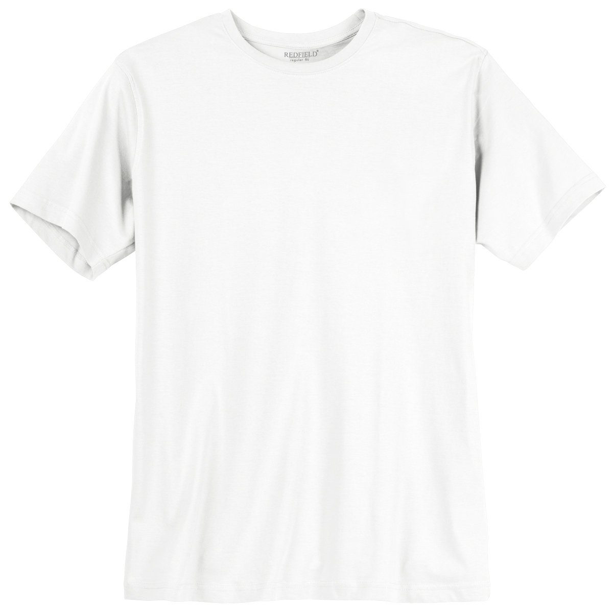redfield Rundhalsshirt T-Shirt Übergrößen Redfield weiß