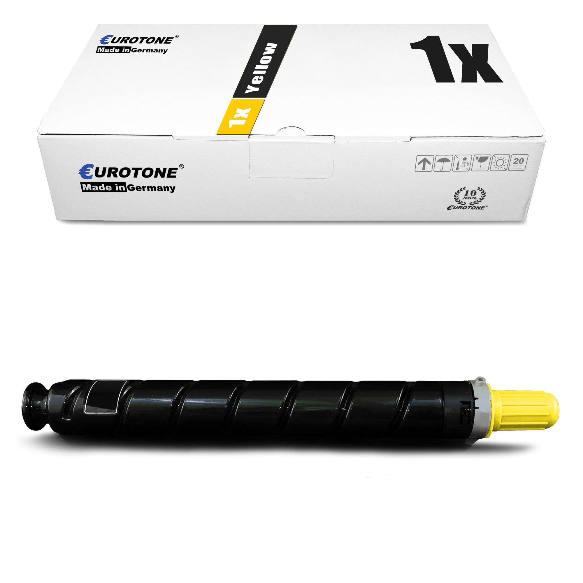 Eurotone Tonerkartusche Toner ersetzt Canon C-EXV34Y 3785B002 Yellow