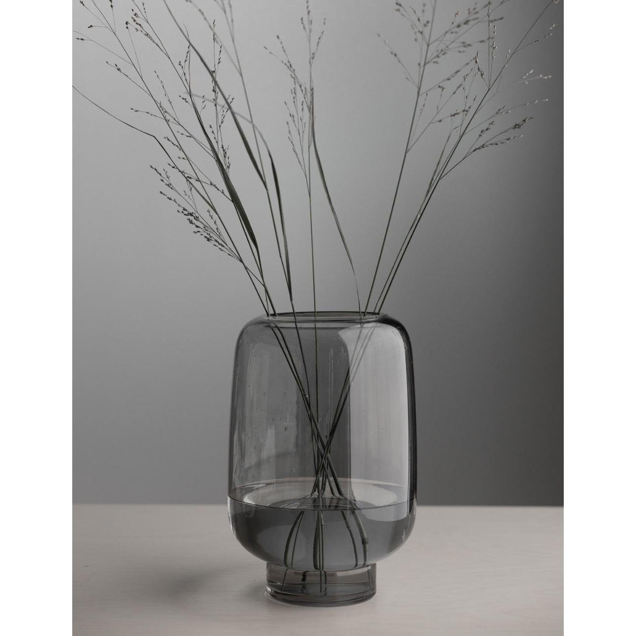 Storefactory Dekovase STOREFACTORY Vase Glass Hultsjö (Large) Grey