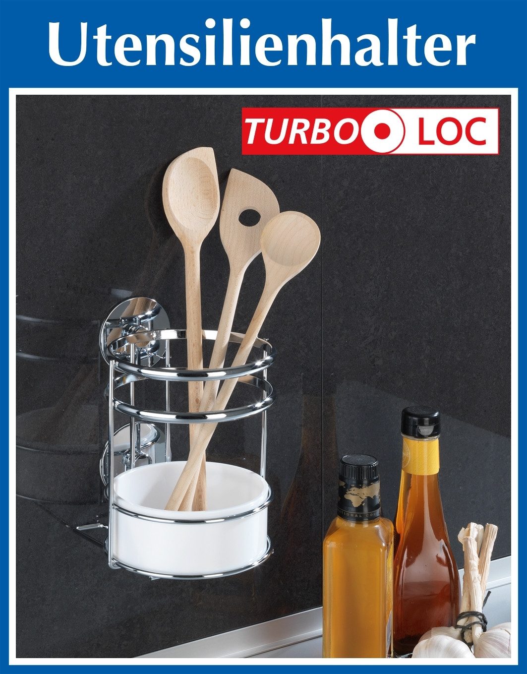 Kochbesteckhalter Wenko Utensilienhalter Turbo-Loc