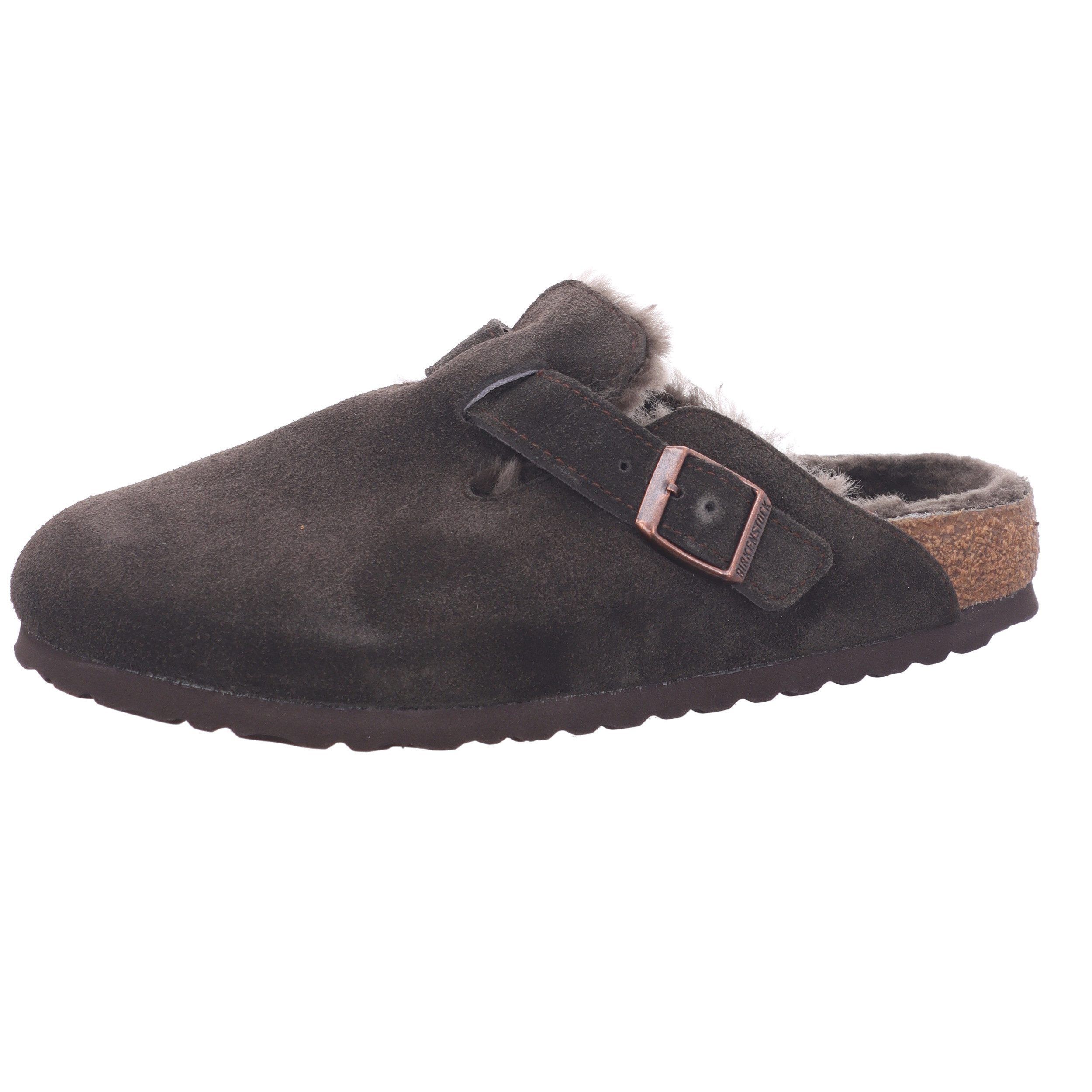 Birkenstock Birkenstock - Boston Lammfell - mocca Hausschuh