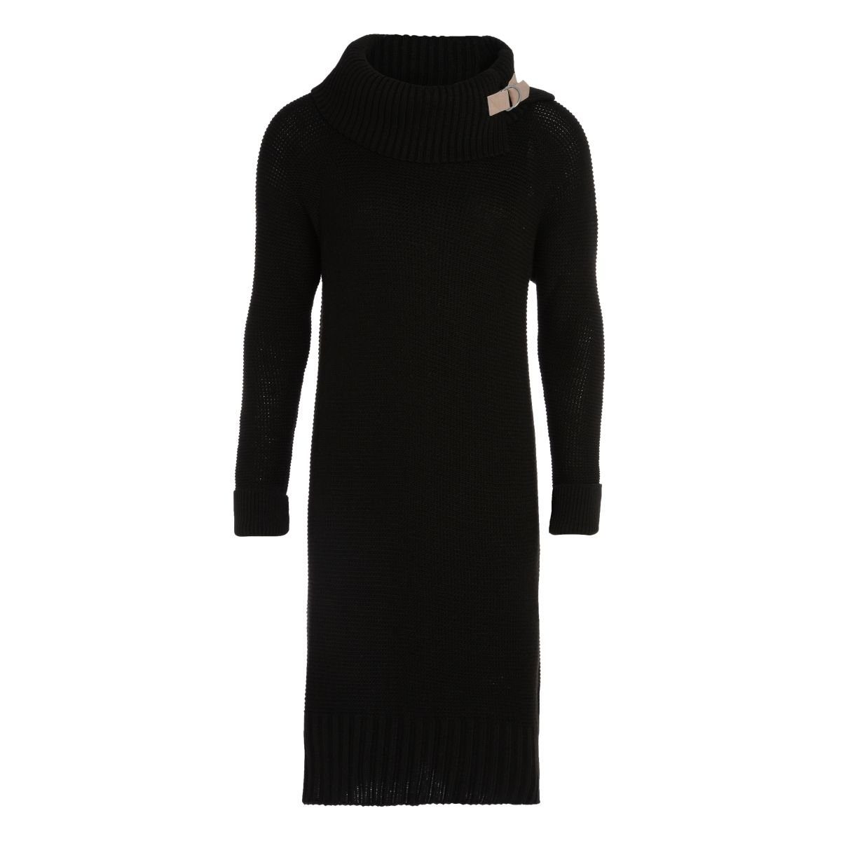 Strickkleid Jamie Kleider 40/42 Glatt Schwarz