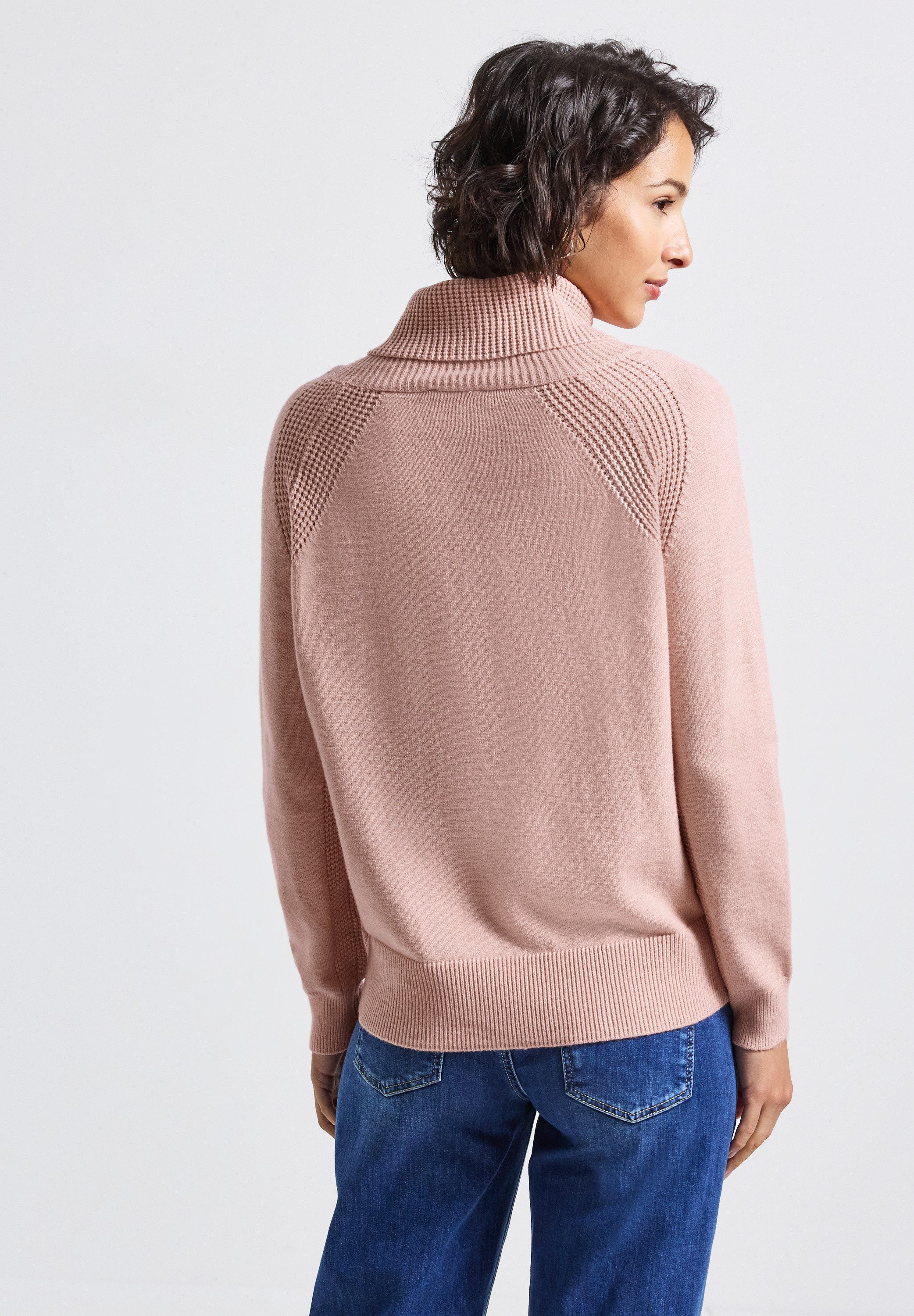 STREET ONE Rollkragenpullover mit Stehkragen