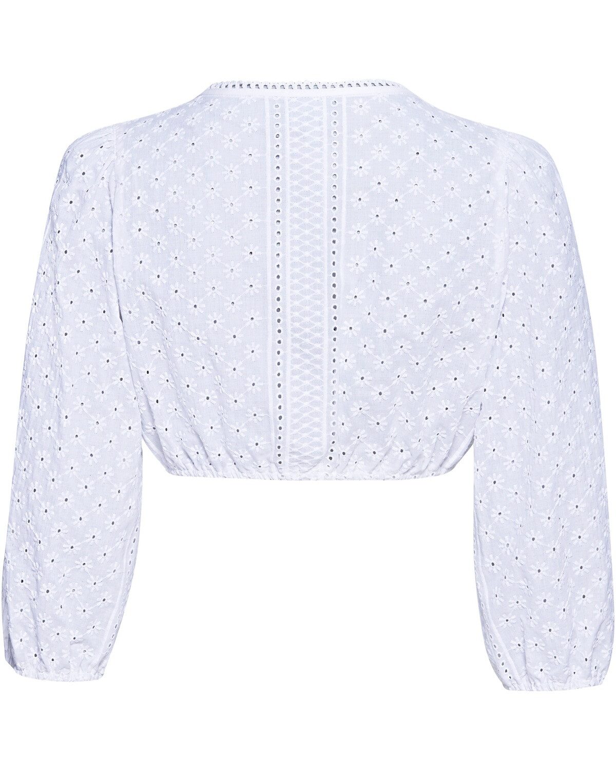 Berwin Dirndlbluse Bestickte Dirndlbluse mit Spitze günstig online kaufen