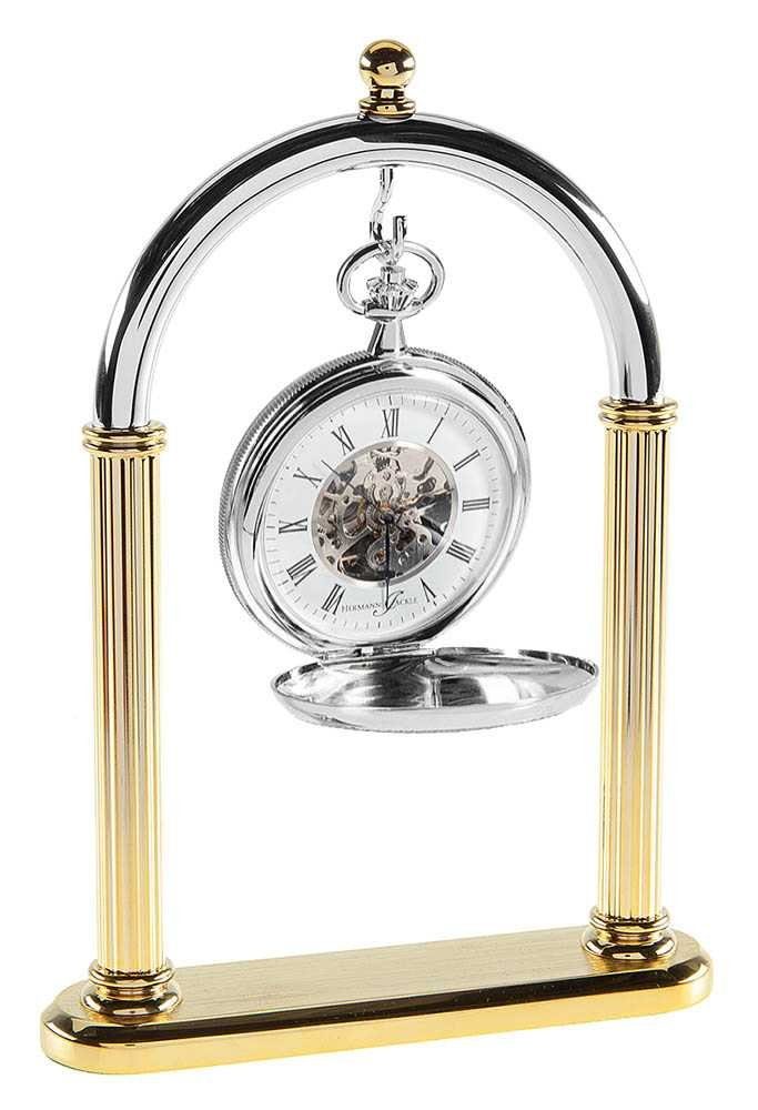 Hermann Jäckle Taschenuhr -Ständer S3 Taschenuhrständer für 1 Taschenuhr, bicolor