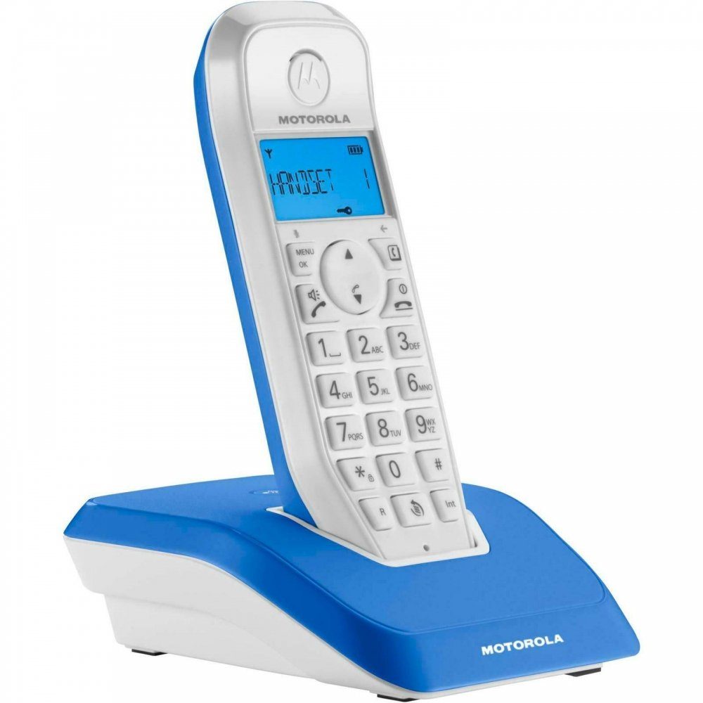 Motorola STARTAC S1201 - Telefon - blau Schnurloses DECT-Telefon