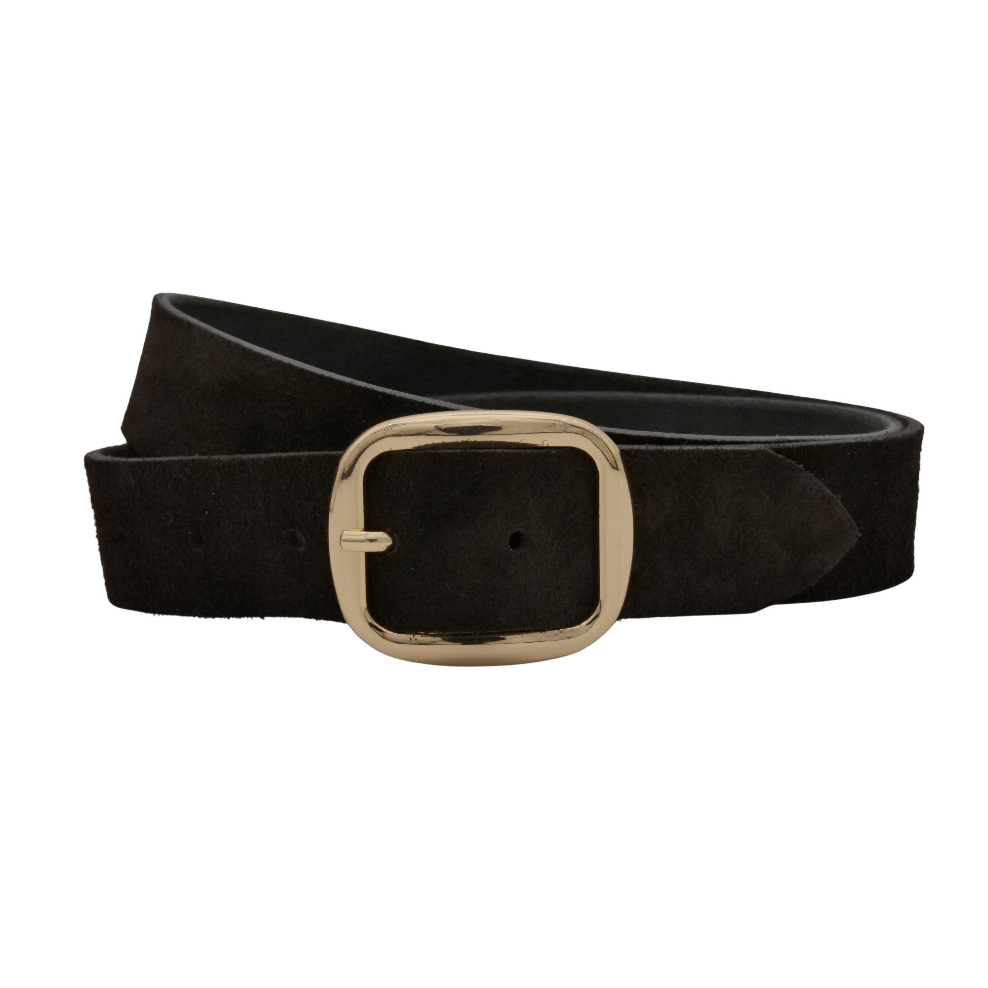 AnnaMatoni Ledergürtel AnnaMatoni Damen Ledergürtel in hochwertigem Velour günstig online kaufen