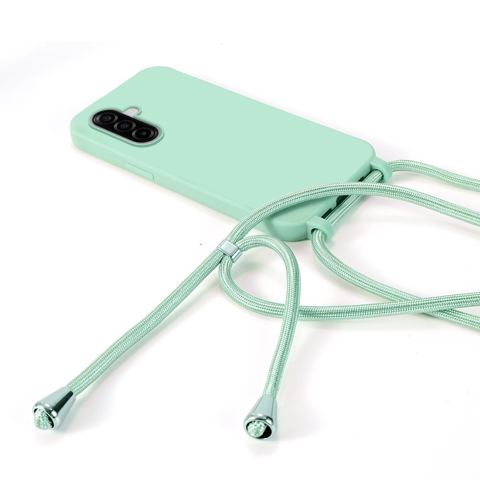 betterfon Handykette für Samsung Galaxy A17 mit Band & Kodel Smartphone Halskette Grün, Hände frei, mit Silikonhülle & Schnur für flexiblen Alltag – Bild 5 von 5