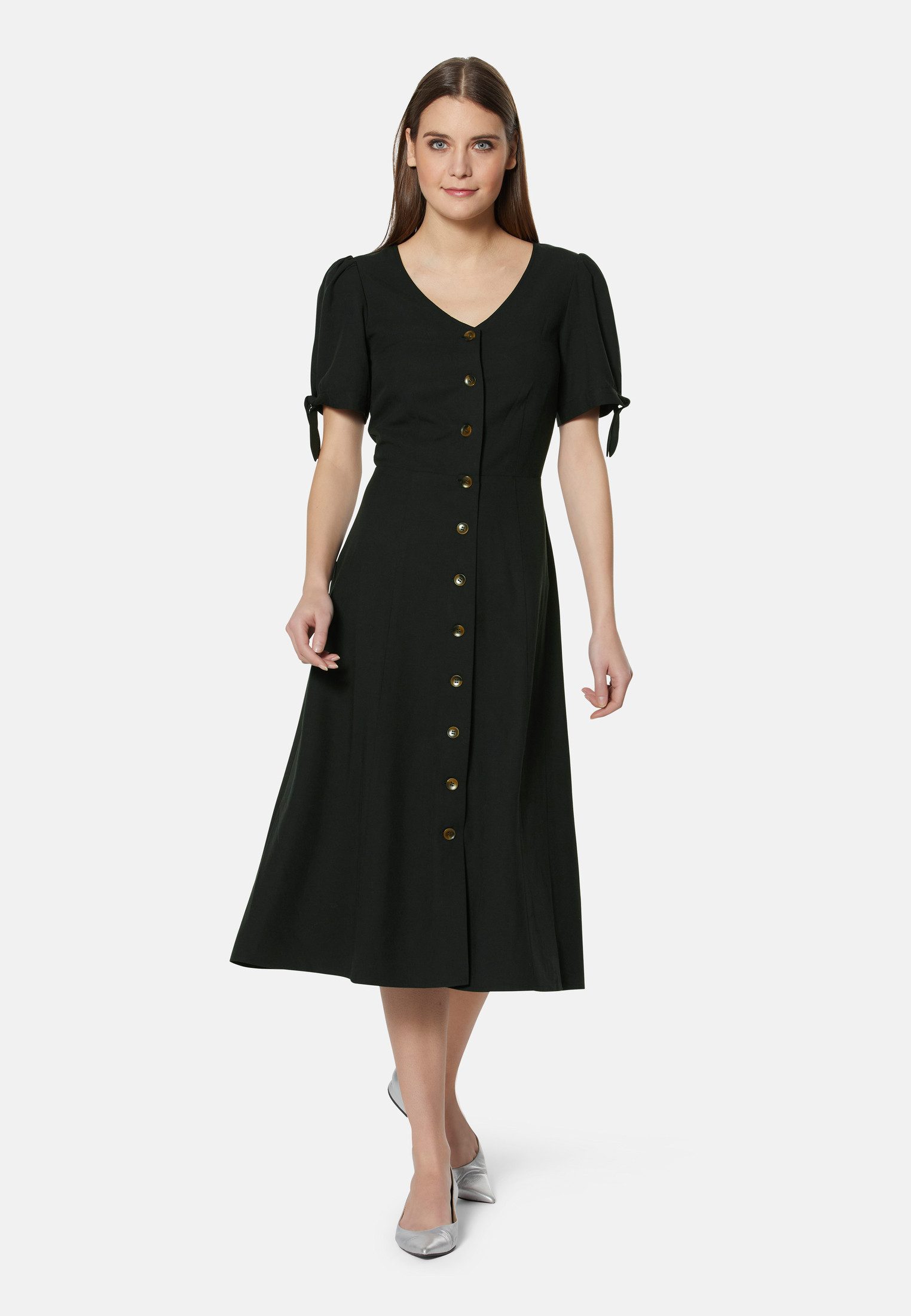 MADELEINE Maxikleid Halbarm-Kleid mit kurzen Ärmeln günstig online kaufen