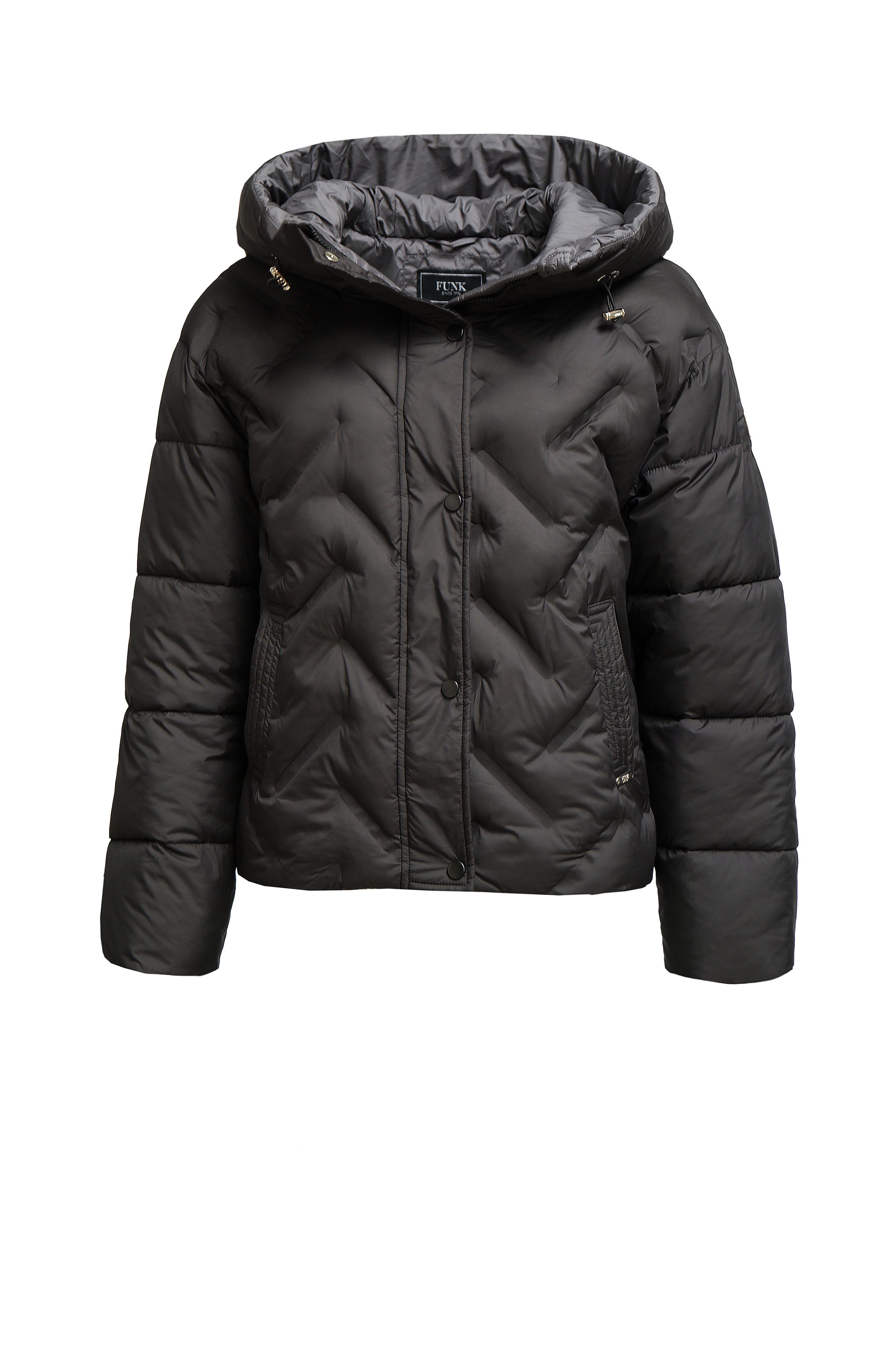 FUNK since 1776 Steppjacke kurz mit Kapuze und stylischem Steppdesign günstig online kaufen