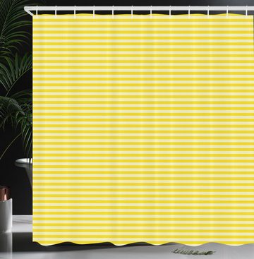 Abakuhaus Duschvorhang Moderner Digitaldruck mit 12 Haken auf Stoff Wasser Resistent Breite 175 cm, Höhe 180 cm, Streifen Einfacher Sommer Inspired Bild