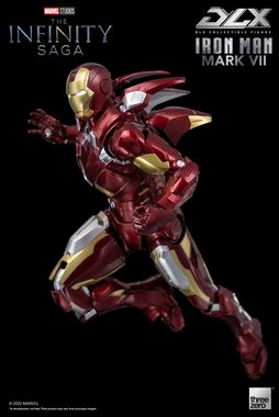 ThreeZero Comicfigur Infinity Saga DLX Actionfigur 1/12 Iron Man Mark 7 17 cm (1 St)