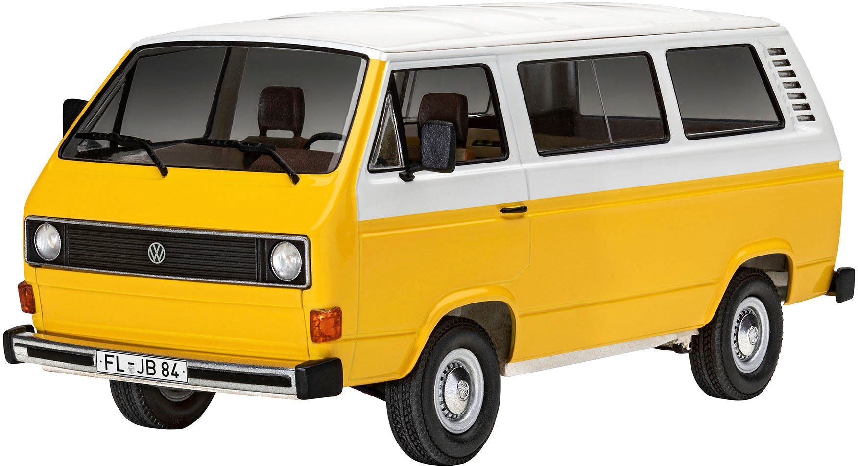 Revell® Modellbausatz Volkswagen VW T3 Bus (Bulli), Maßstab 1:25, Made in Europe
