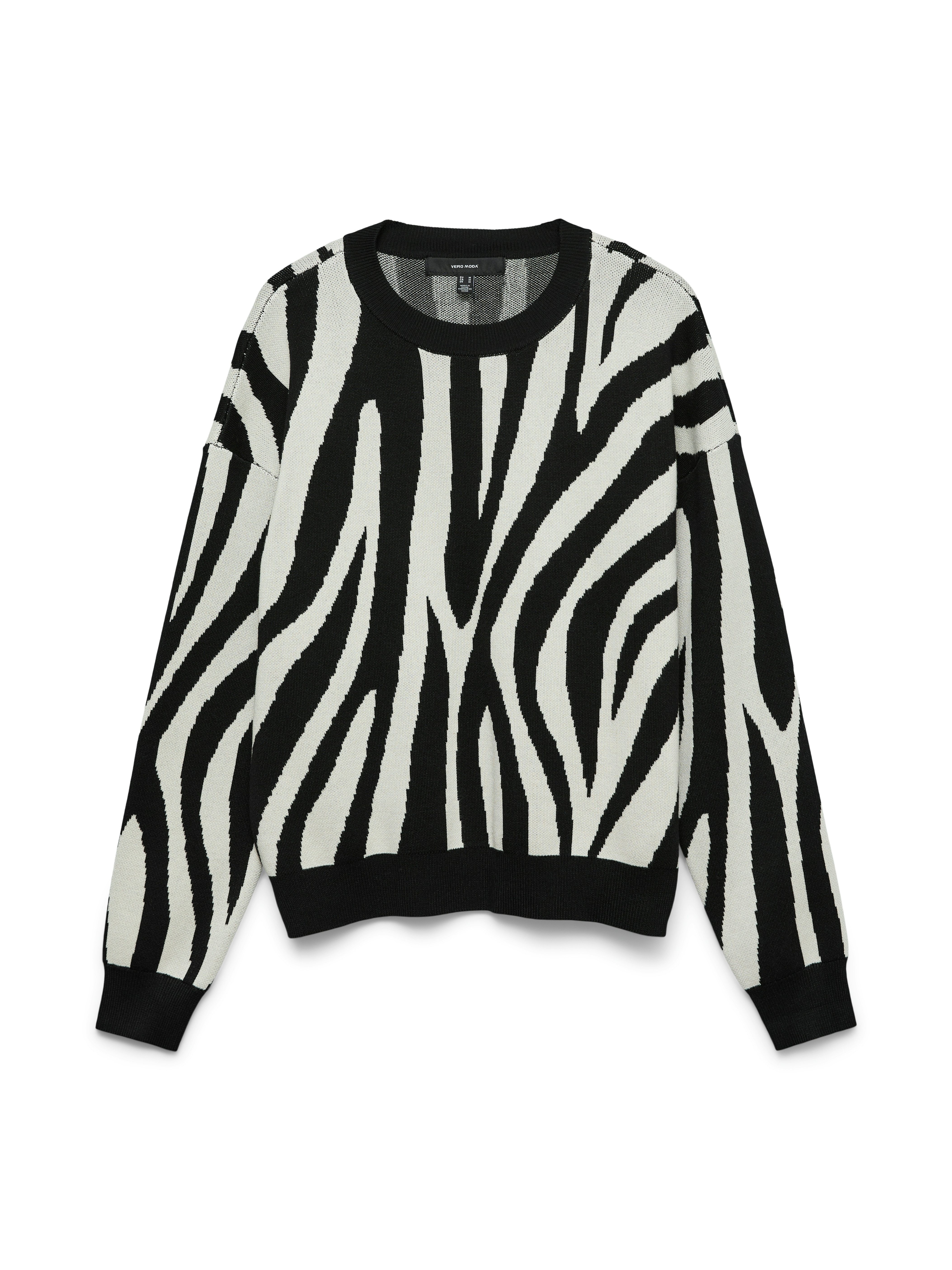 Vero Moda Strickpullover VMSILJEANIMAL LS O-NCK günstig online kaufen