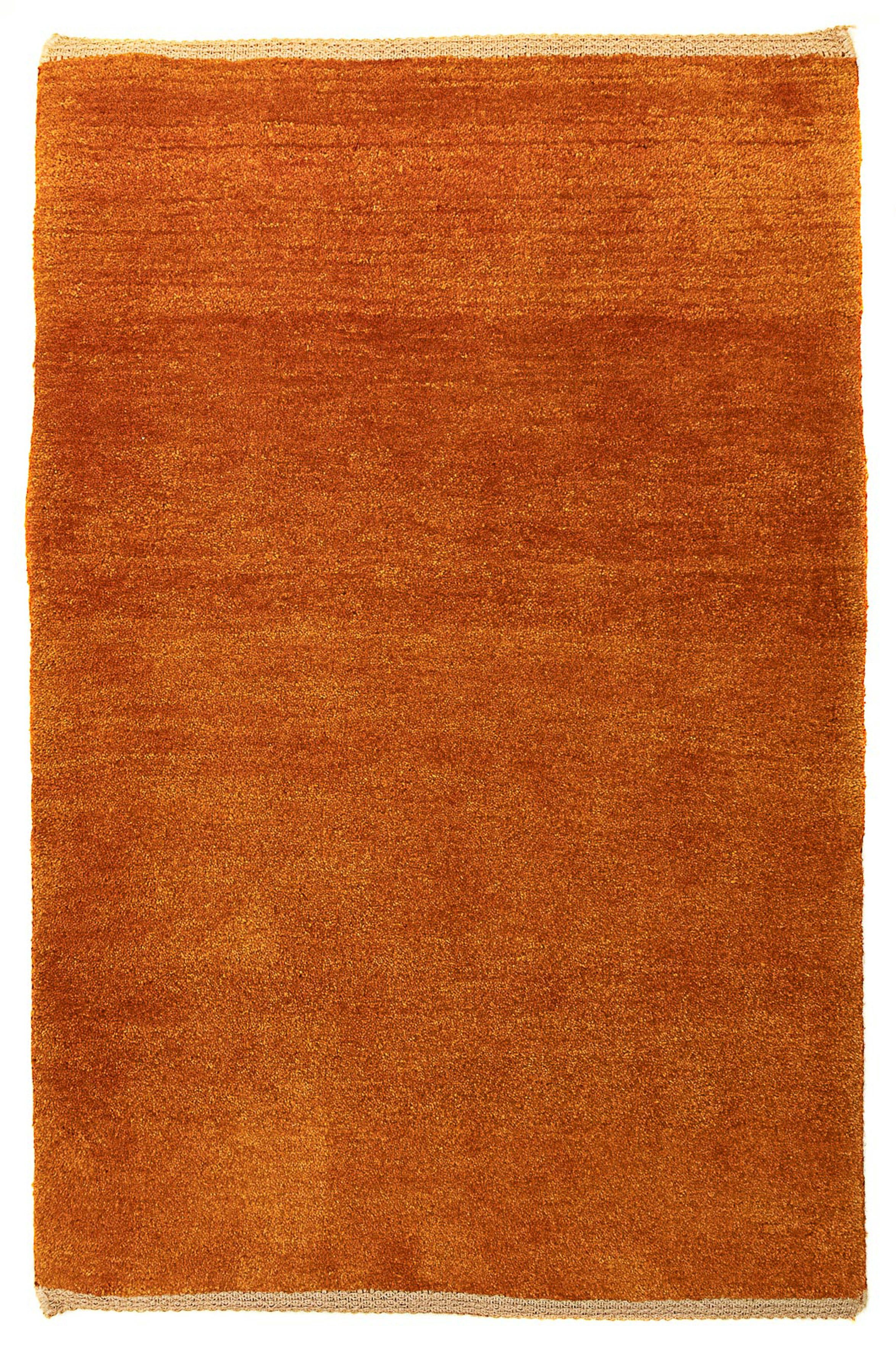 Wollteppich Gabbeh - Perser - Einzelstück Höhe: 122 rechteckig, morgenland, 18 cm mm, 82 Handgeknüpft, rost, x mit Wohnzimmer, - Zertifikat