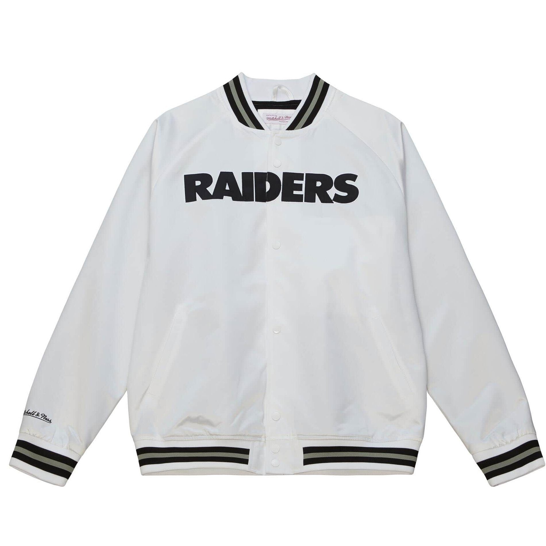 Mitchell & Ness Windbreaker Satin Varsity Raiders Oakland