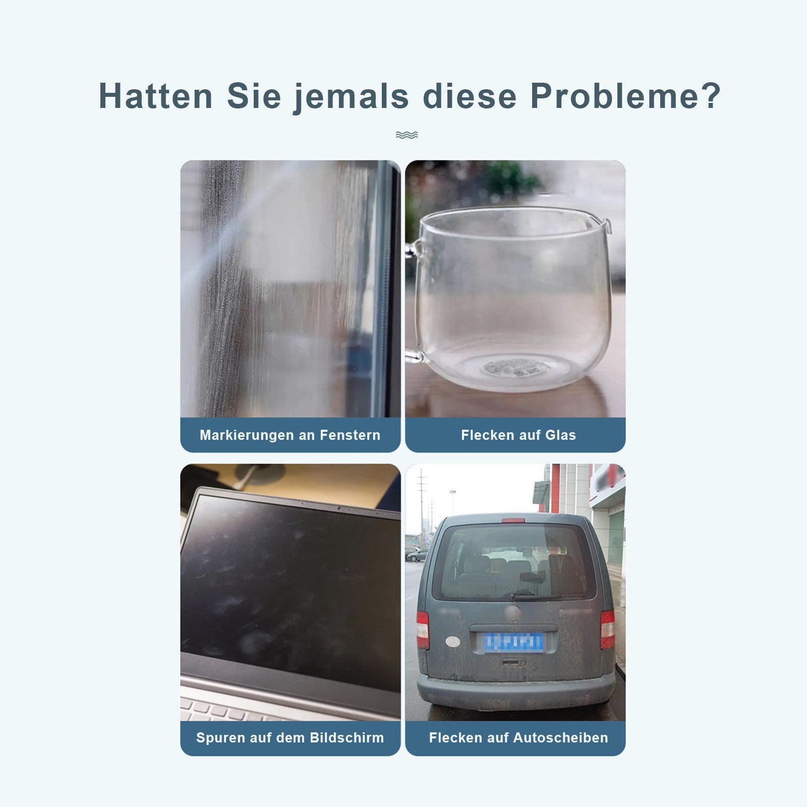 HAUSS SPOLE 5er Grubentücher Handtuch Geschirrtücher Geschirrtuch aus Mikrofaser Reinigungstuch (Mikrofaser, 30x40 cm, 5-tlg., Streifenfreie Wiederverwendbare Reinigungstüche, Wundertuch für Fenster Glas Autos Küchen Badezimmer usw)