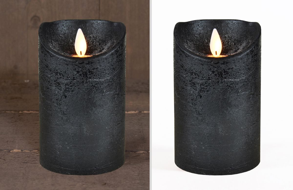 Coen Bakker Deco BV LED-Kerze LED Echtwachskerze Kerze 10 / 12,5 / 15 cm Ti günstig online kaufen