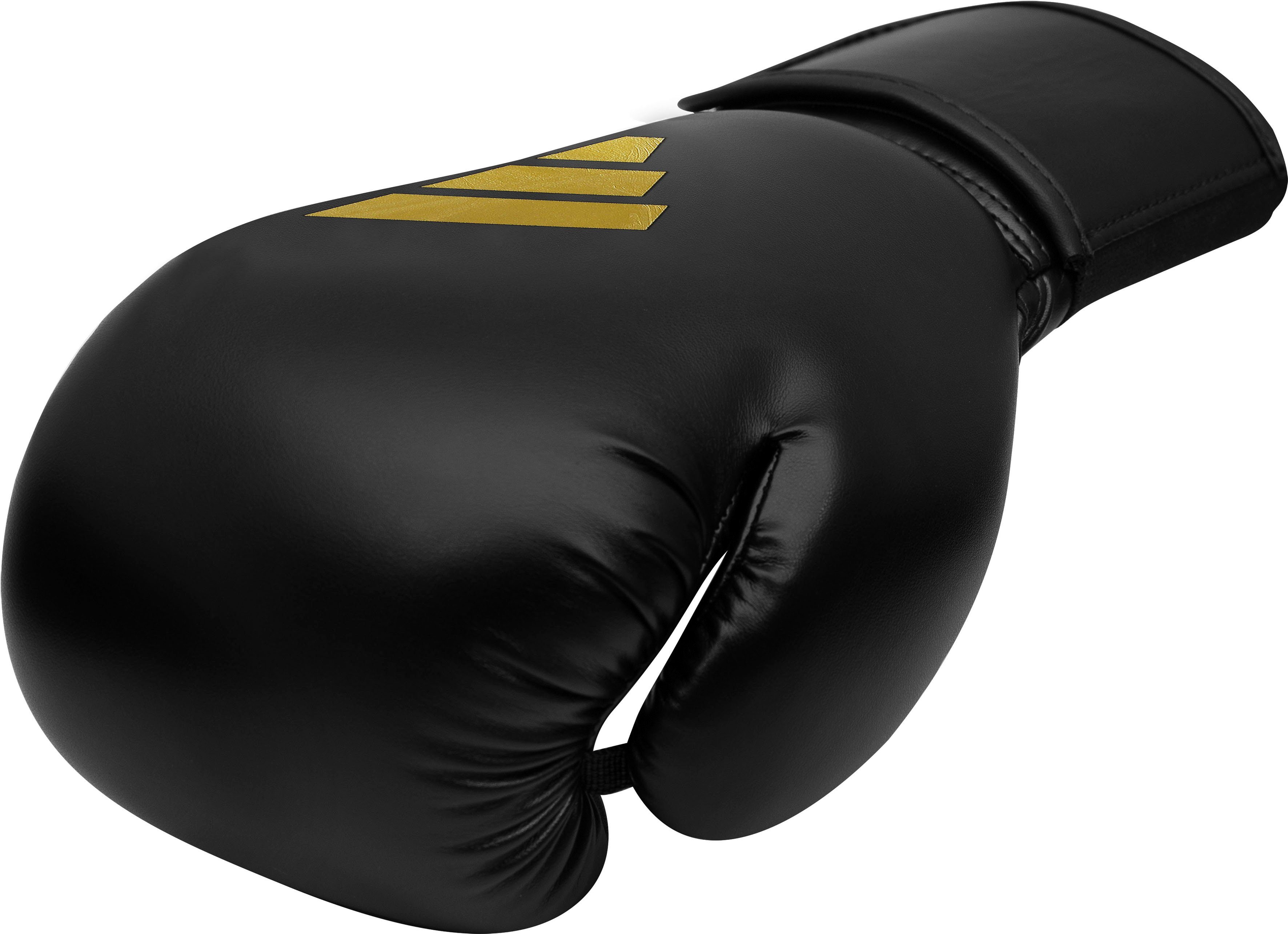 Speed 50 adidas schwarz/goldfarben Performance Boxhandschuhe