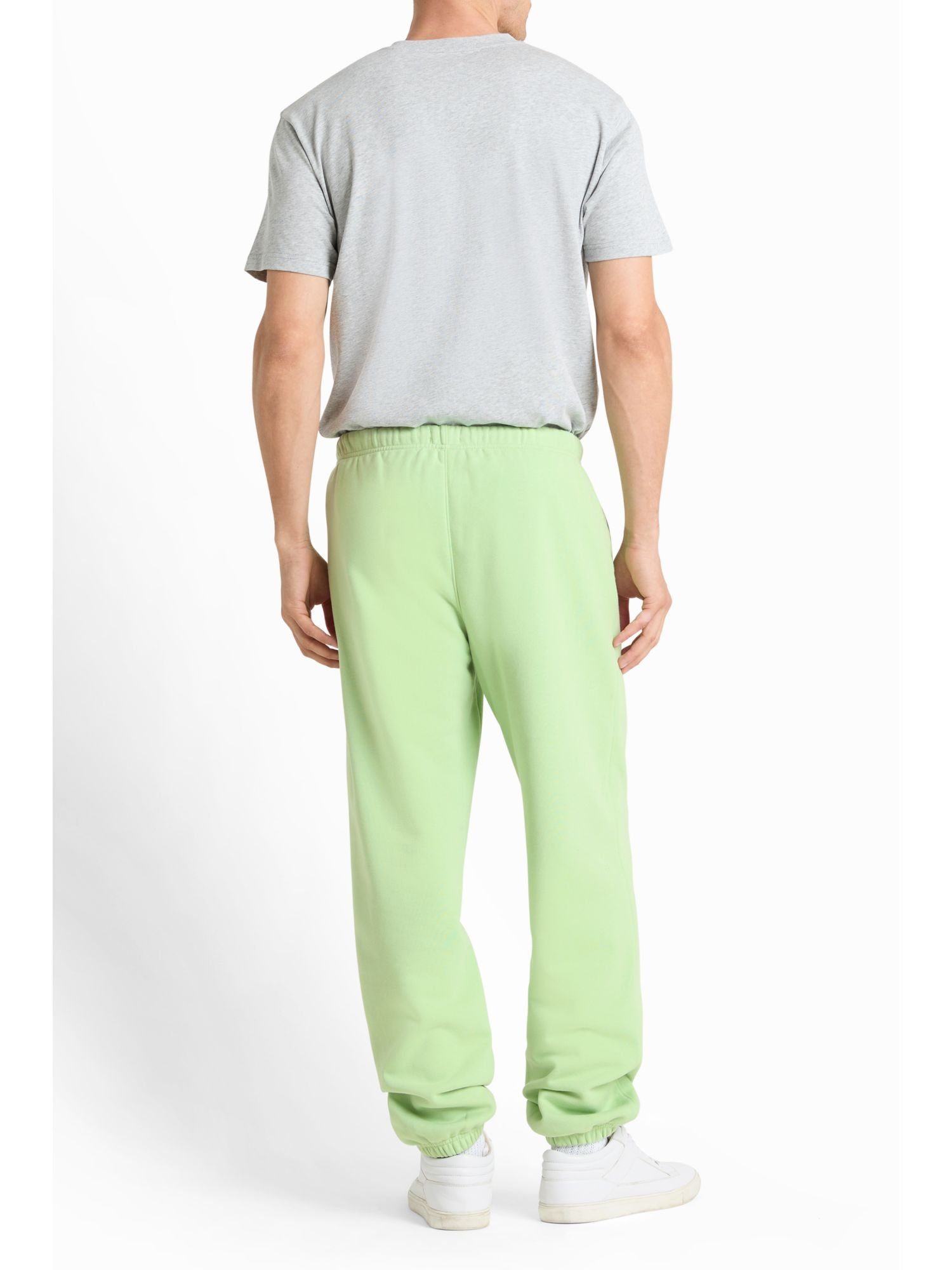 LIGHT Esprit Baumwollfleece Jogginghose GREEN aus Logo-Sweatpants