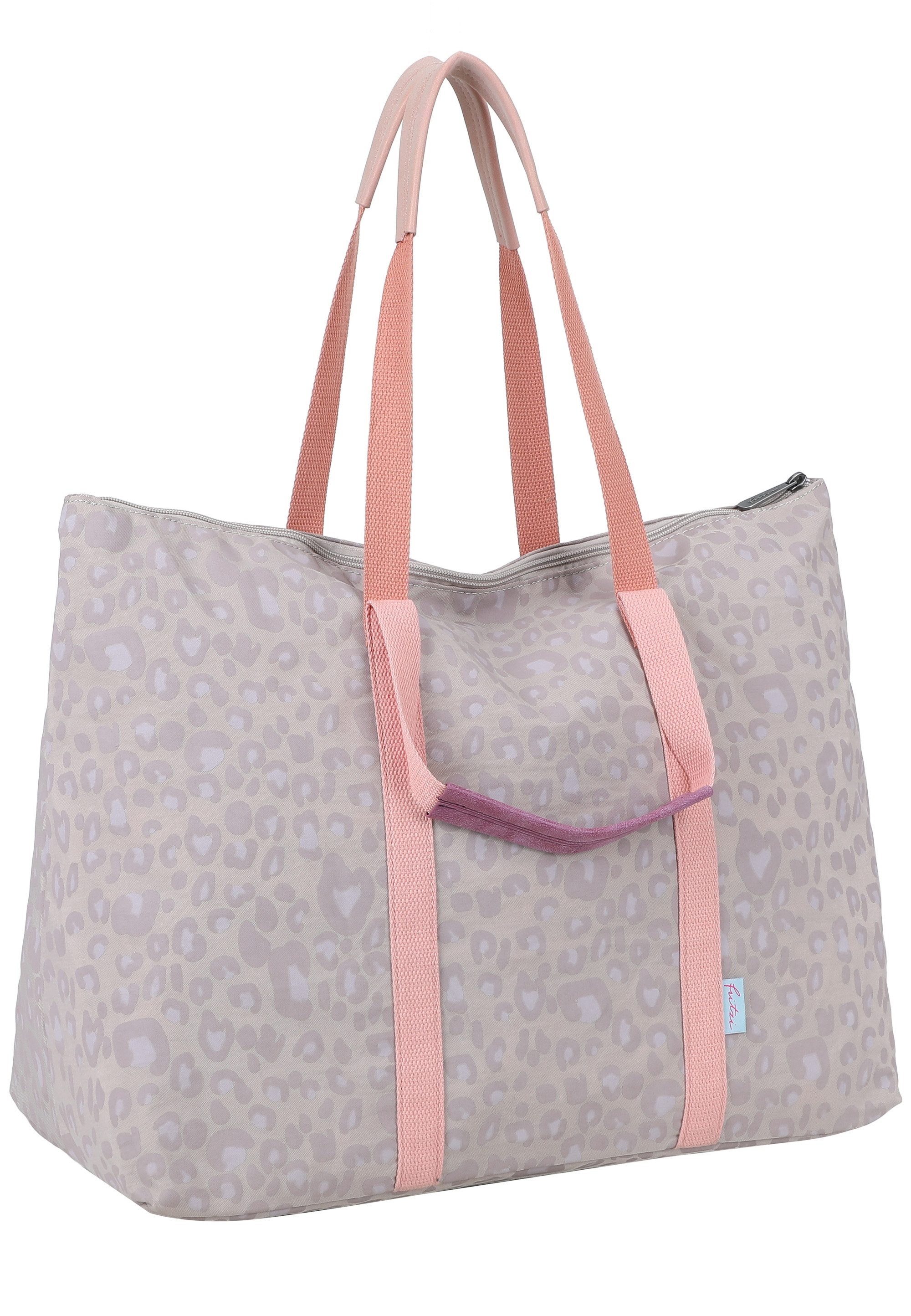 Fritzi aus Preußen Henkeltasche My Shopper Leo, mit viel Platz und praktischem Reißverschlussfach
