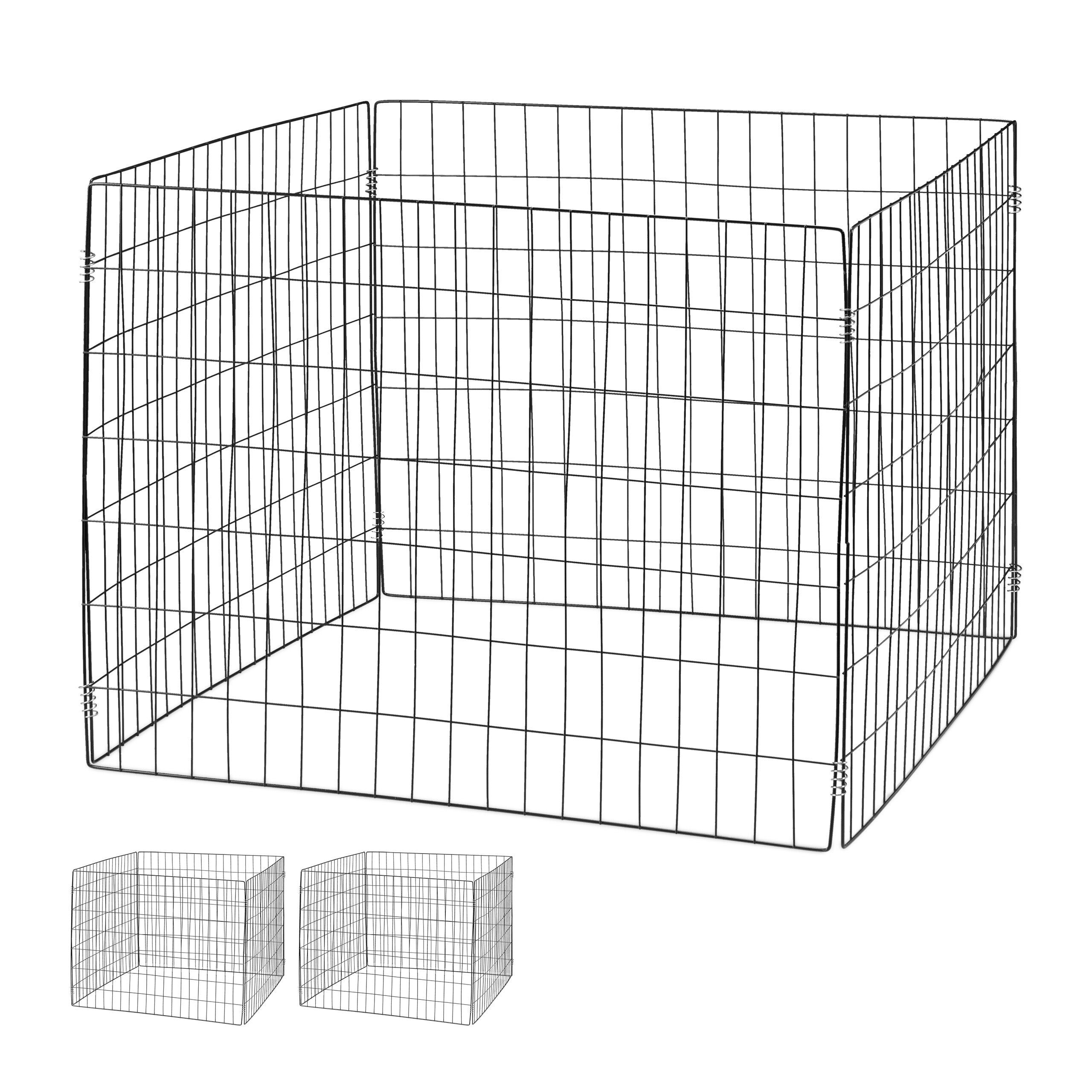 relaxdays Komposter Metall 3er Set schwarz, BxTxH: 90x90x70 cm