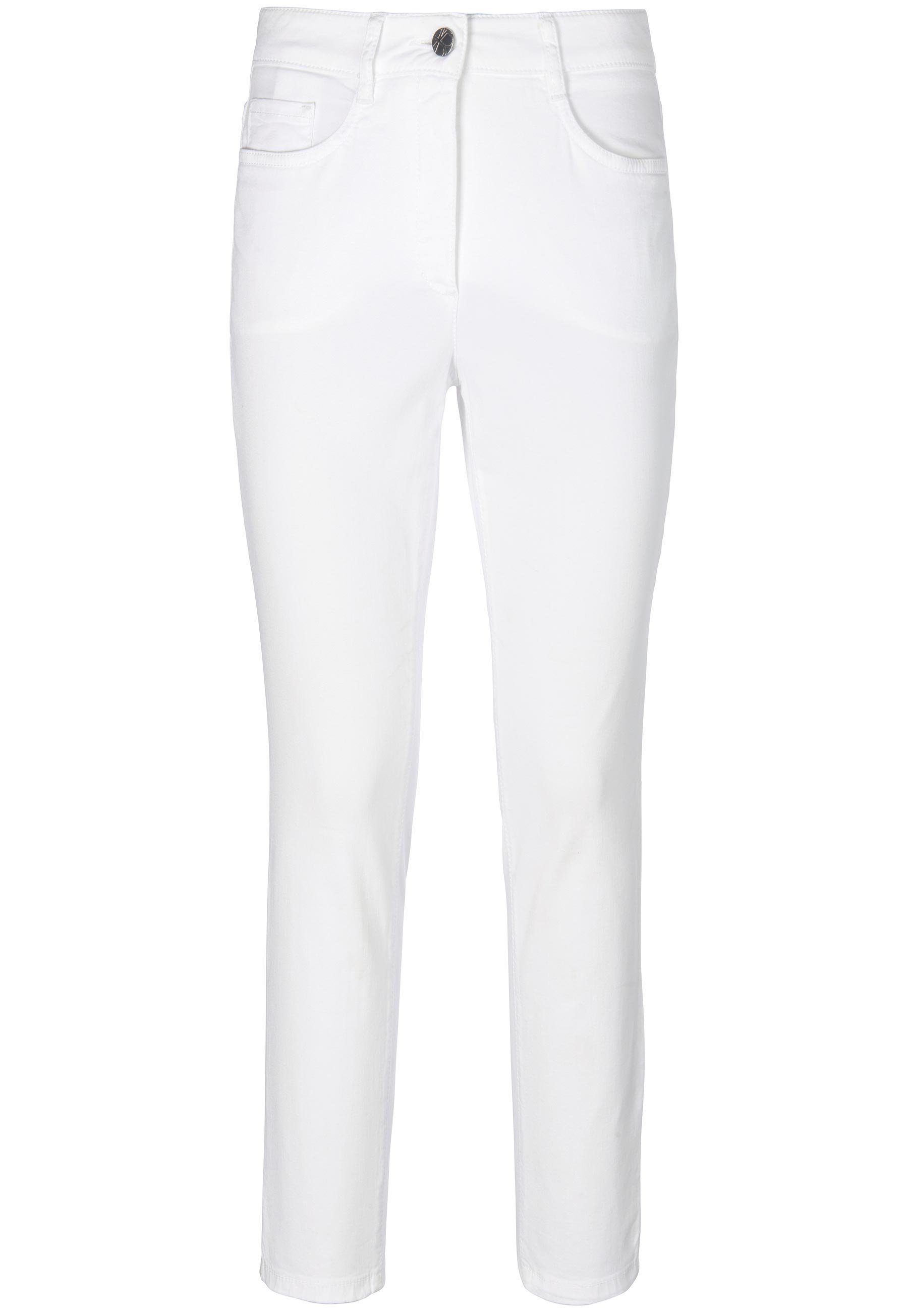 Cotton weiss Skinny-fit-Jeans Basler