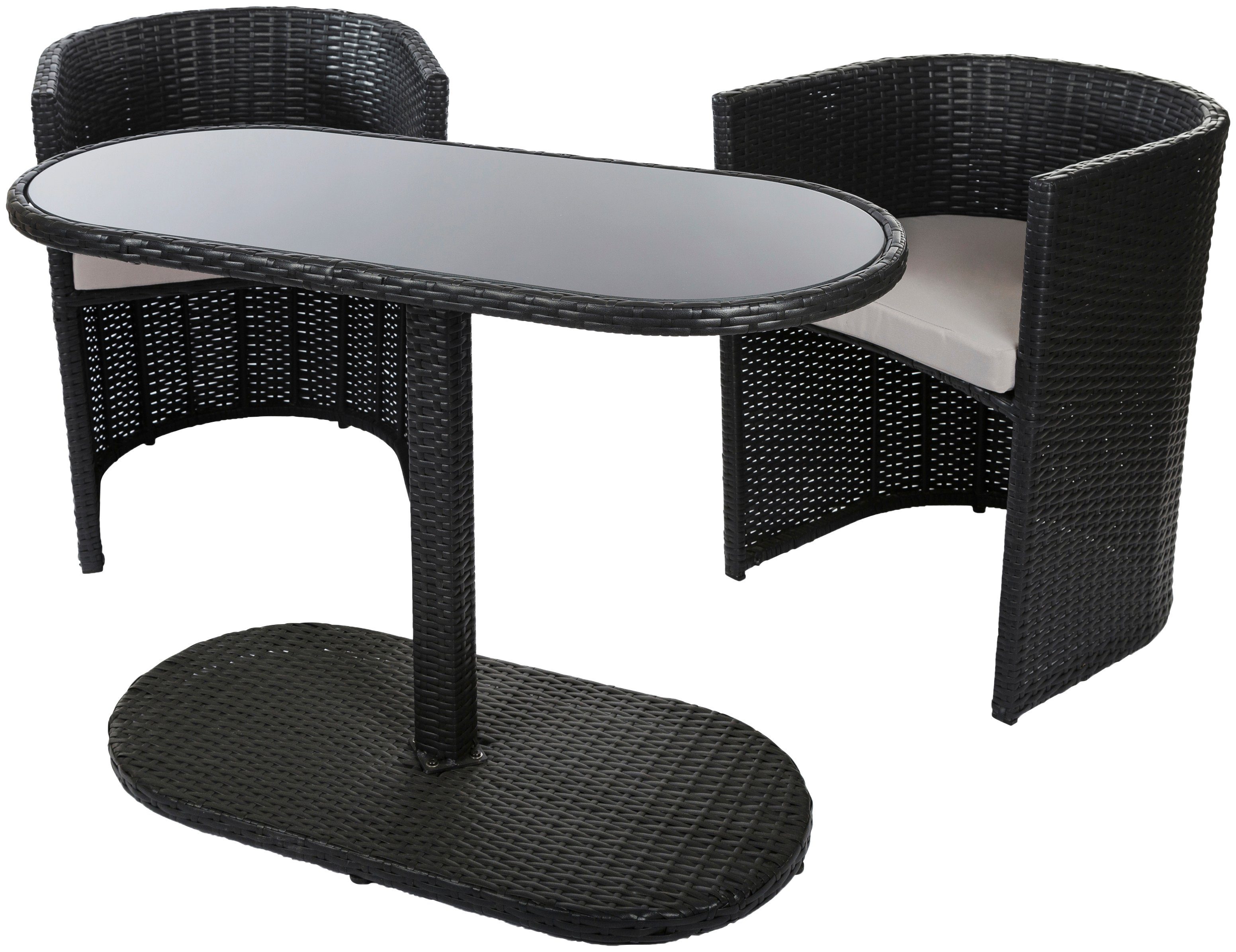 my Flair Gartenlounge-Set, (3-tlg), 2 Stühle, günstig online kaufen