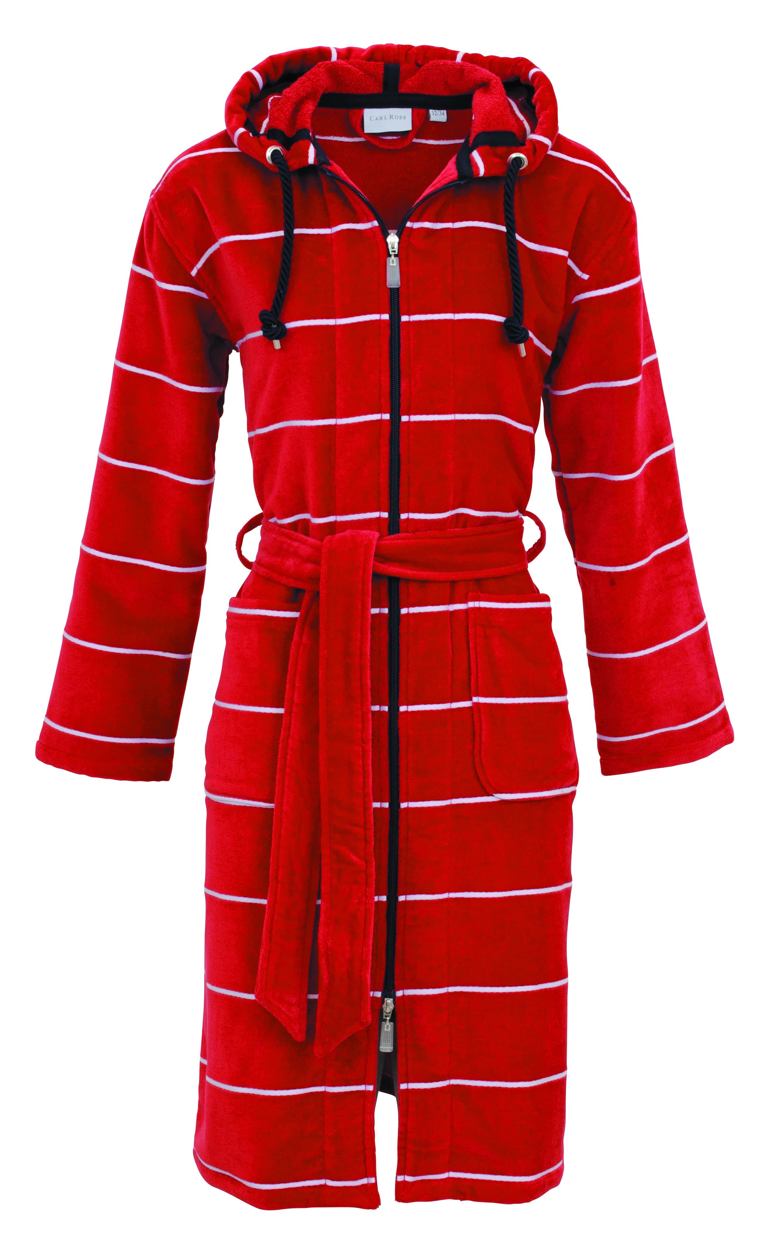 Carl Ross Damenbademantel 522410, Midilänge, Velours, günstig online kaufen