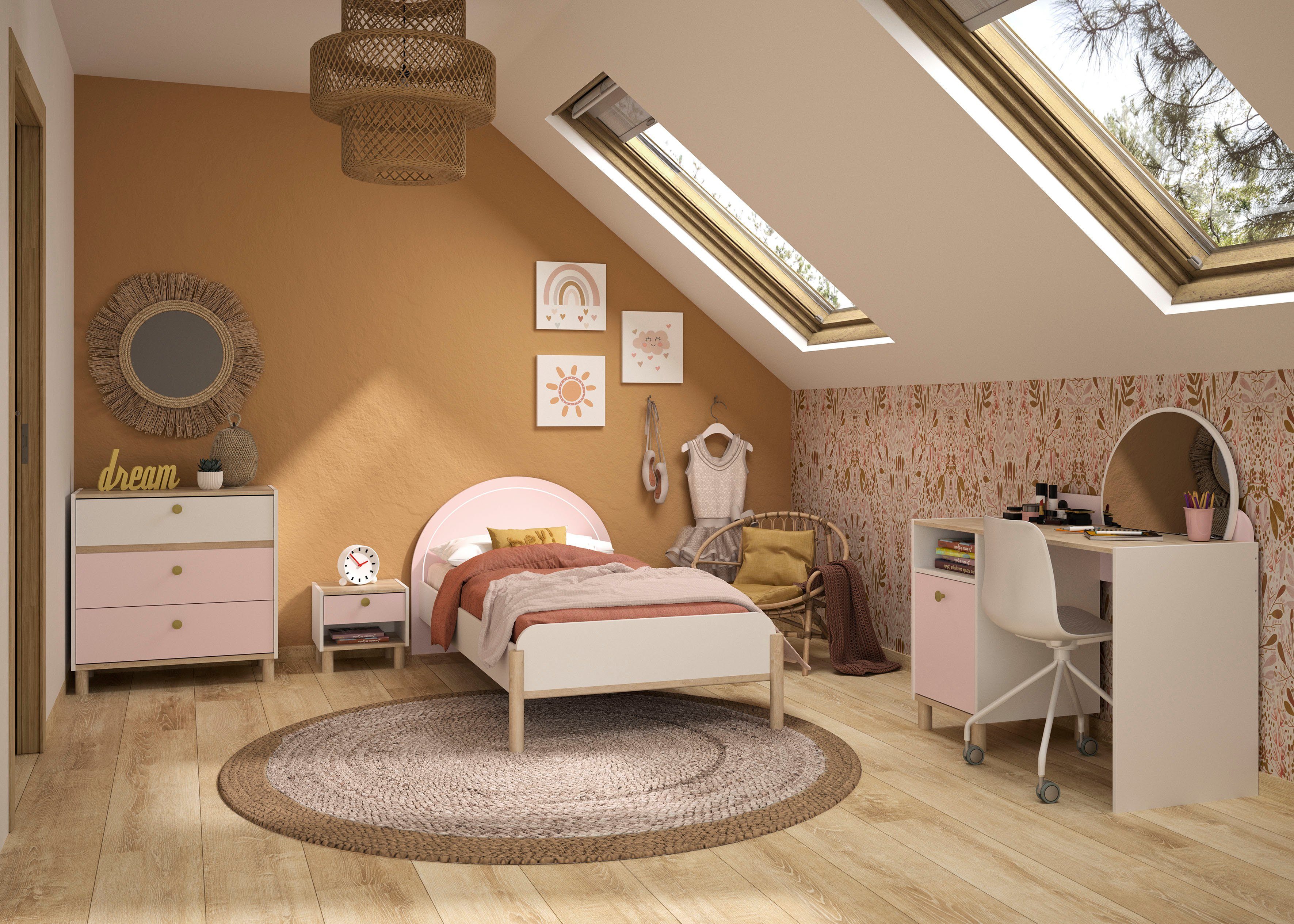 Gami Kleiderschrank Romy (1-St) Elegantes Design für eine sanfte und feminine Atmosphäre. – Bild 5 von 5