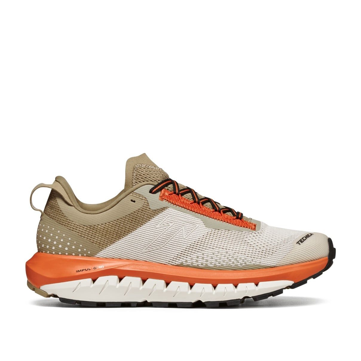 TECNICA Pyrox Hybrid MS (atmungsaktiv) 2026 grau/orange/beige Herren Laufschuh