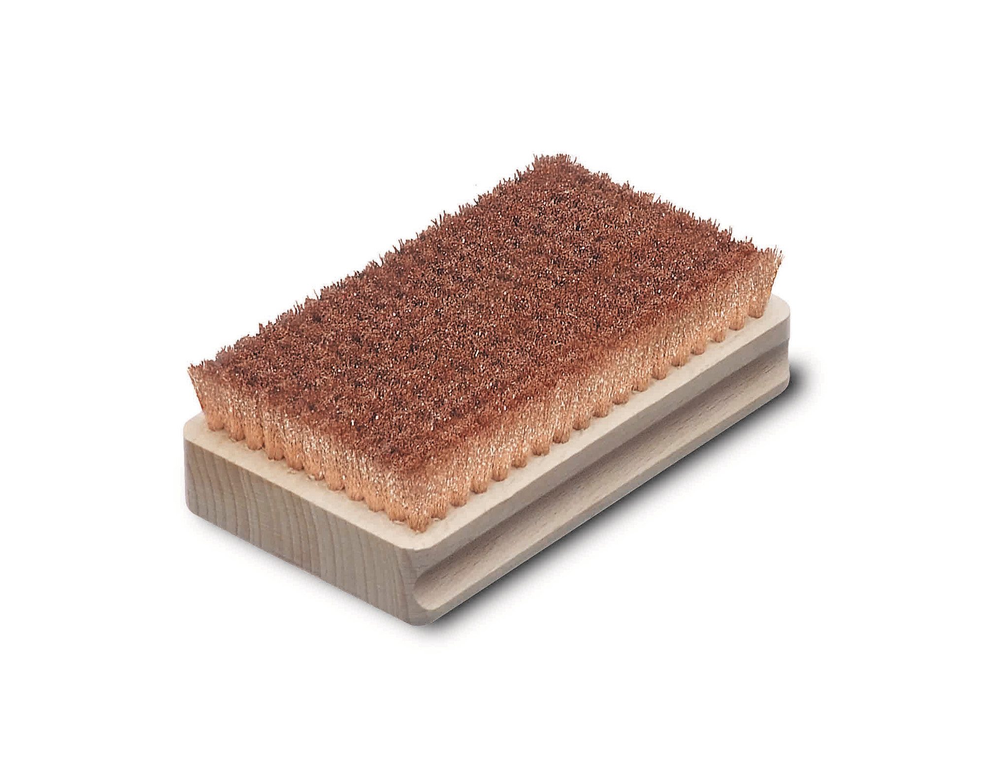 Lessmann Reinigungsbürste Lessmann Handbürste 11x18 reihig, aus Bronzematerial, Bürstenkörper