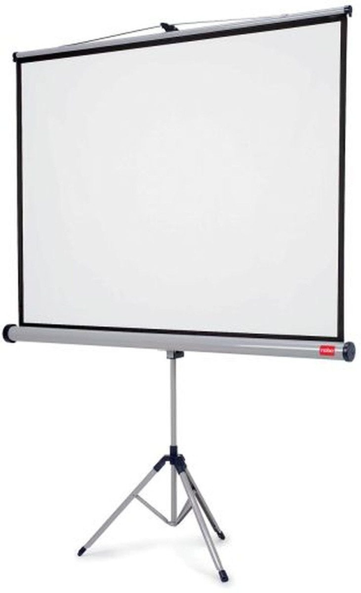 Stativ-Leinwand mit Dreibeinstativ 1500x1000mm Bildformat 16:10 Rolloleinwand