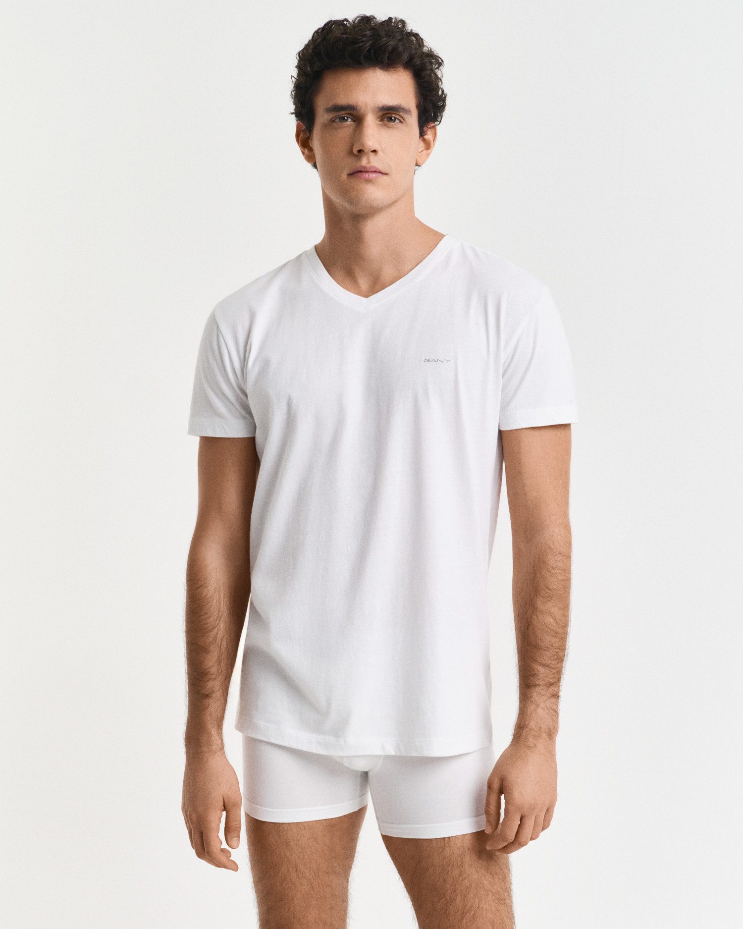 Gant Kurzarmshirt V-NECK T-SHIRT 2-PACK Mit V-Ausschnitt