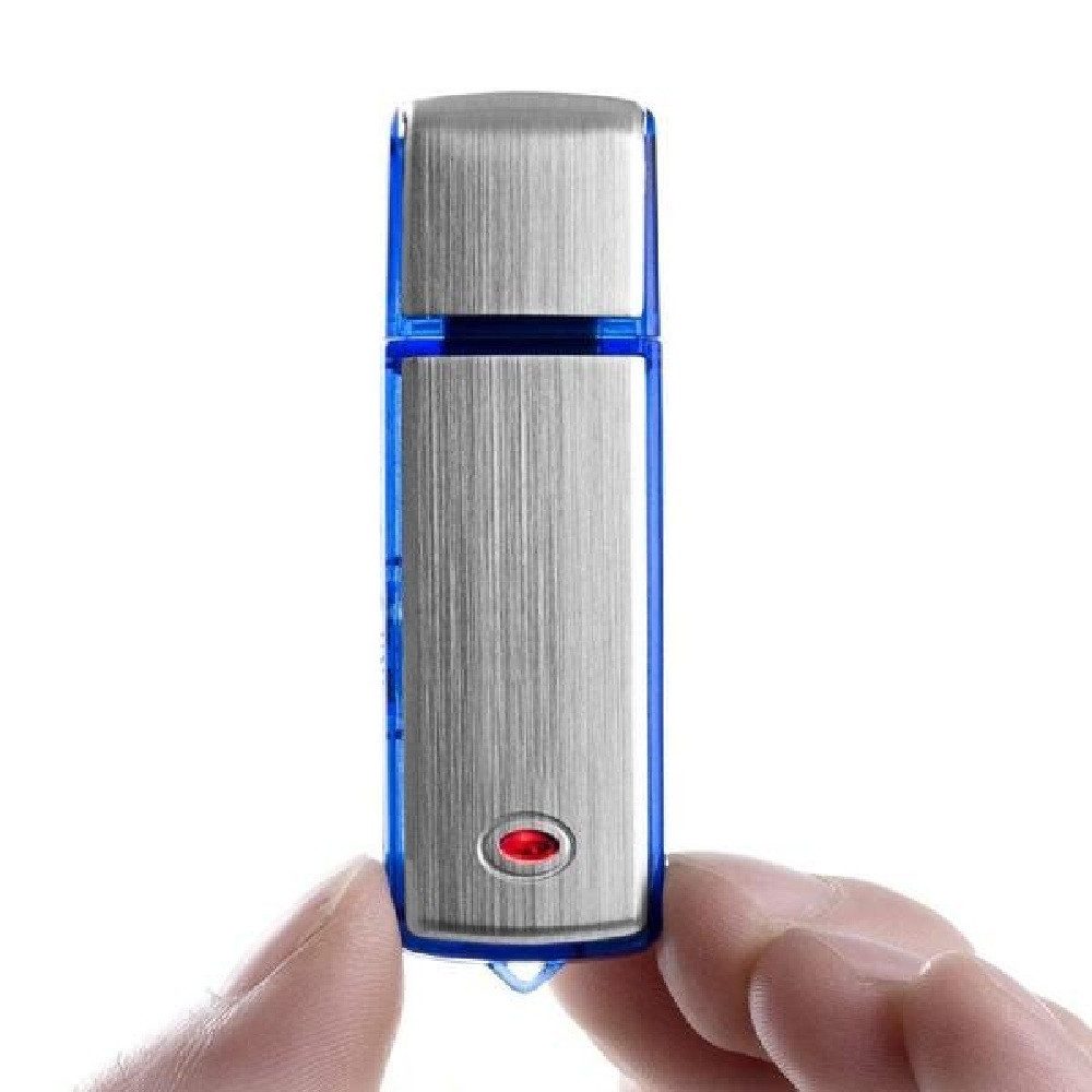 SpionProfi Usb Stick Voice Recorder Mini Diktiergerät Ton Aufnahmegerät Auto Haus Digitales Aufnahmegerät (Spion 8GB Abhörgerät Wanze Voice Recorder Spy getarnt Diktiergerät)