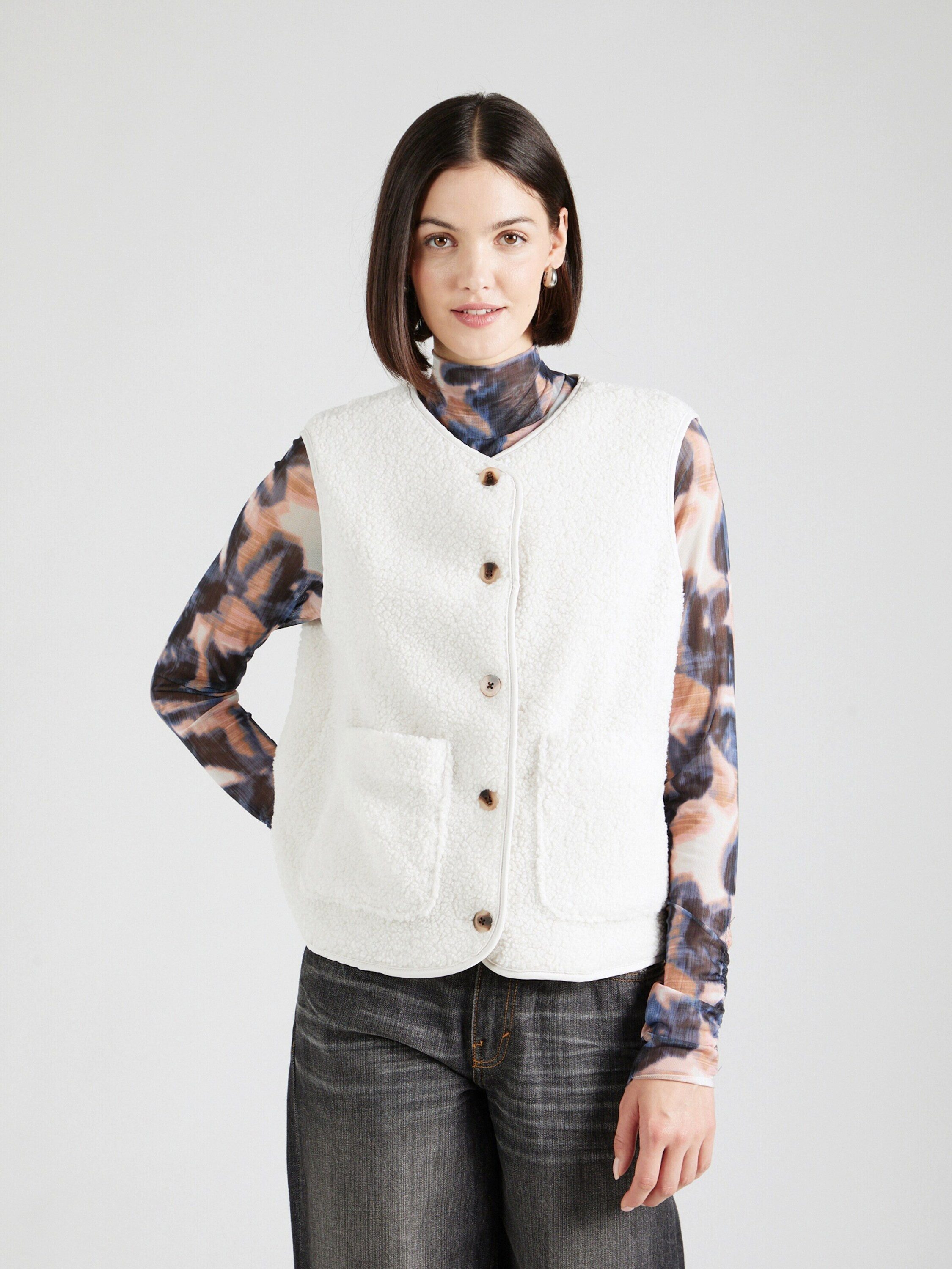 Vila Strickfleece-Pullover VIAda (1-tlg) Plain/ohne Details günstig online kaufen