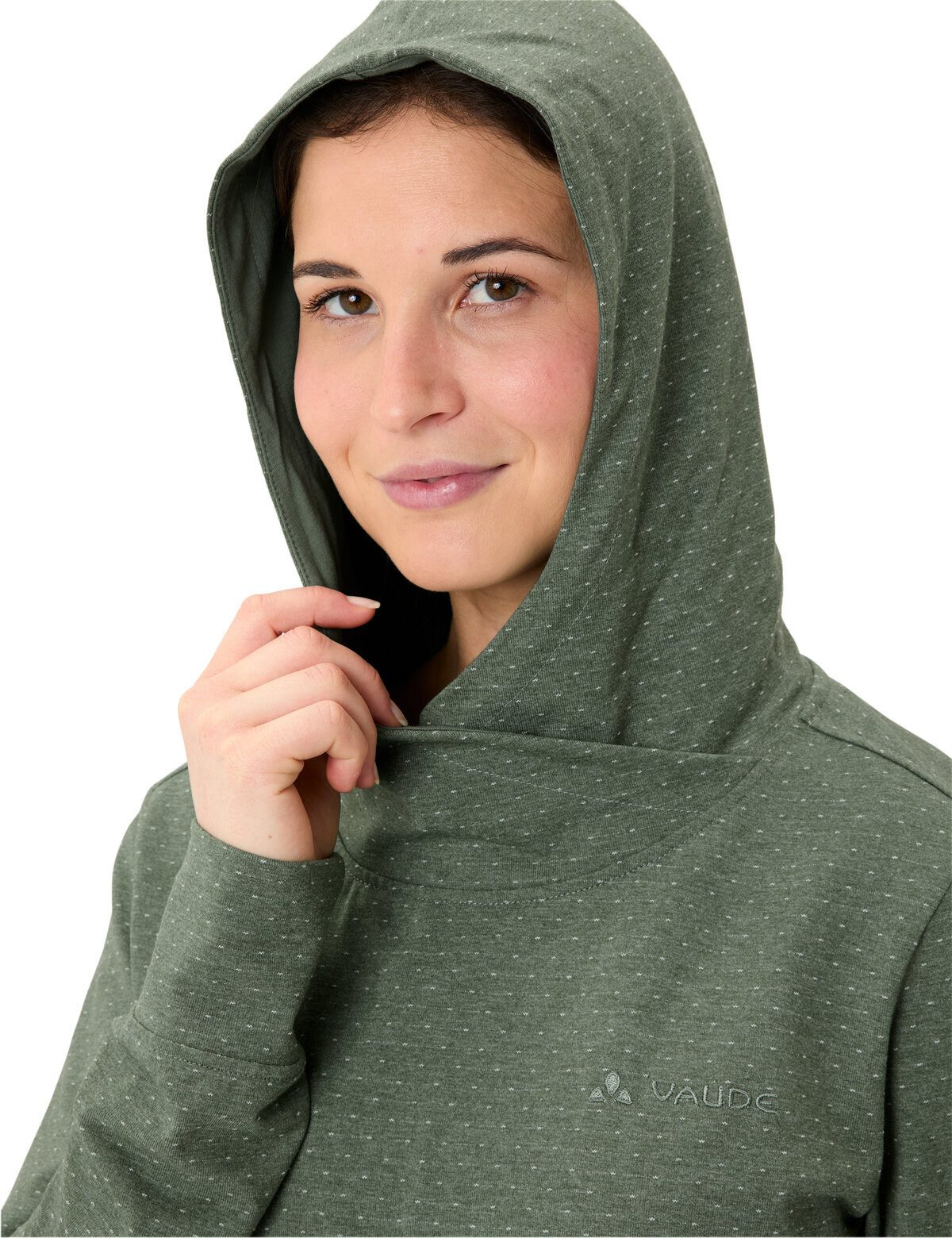 VAUDE Rundhalspullover Women's Tuenno Pullover (1-tlg) Kapuzenpullover für den modernen Alltag