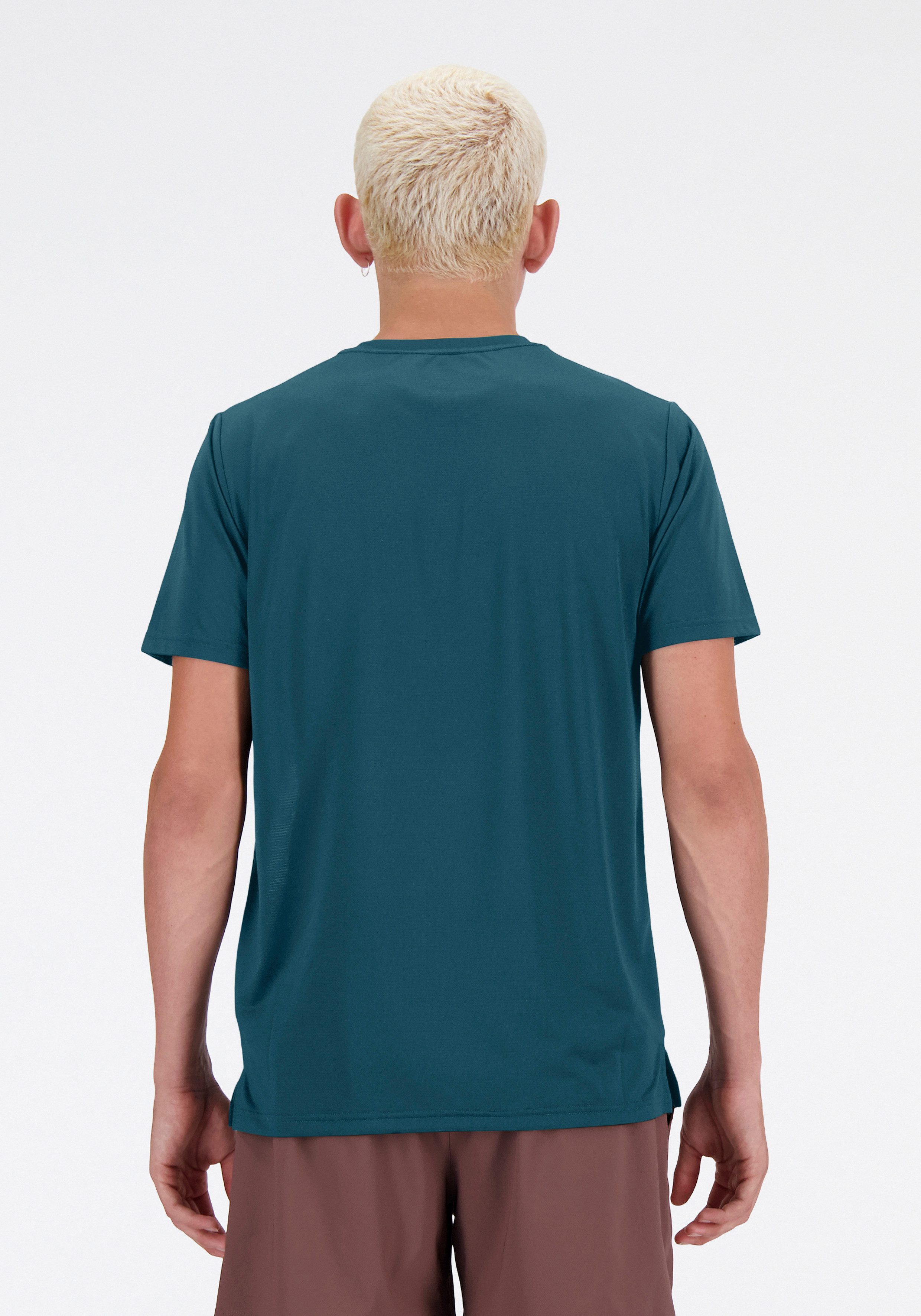 New Balance Laufshirt Sport Essentials T-Shirt Mens TOP-36319 Kurzarm-Design, mit Rundhalsausschnitt, atmungsaktiv, aus Polyester