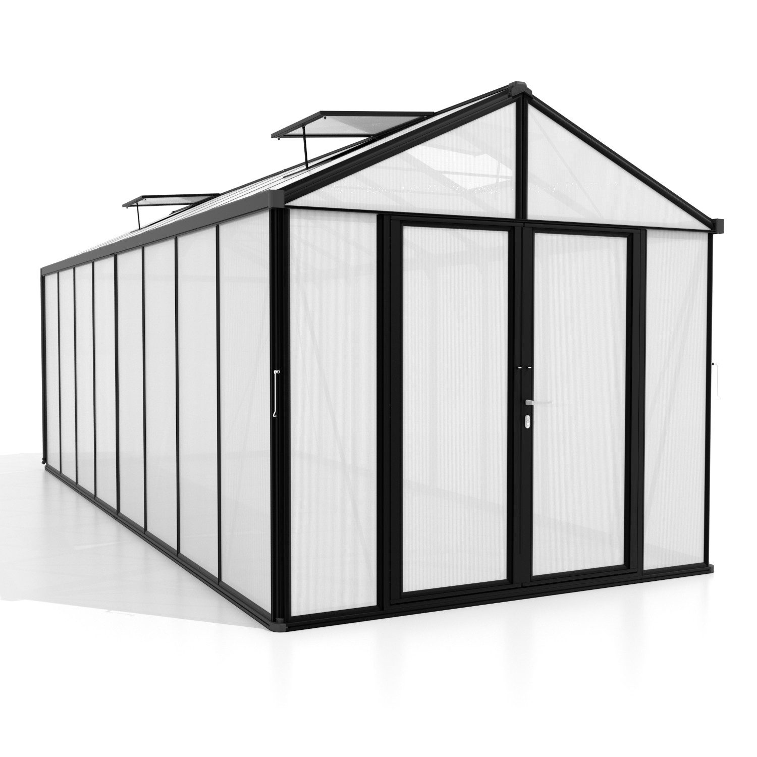 Vitavia Gewächshaus Zeus Comfort 15700, 10,00 mm Wandstärke schwarz | Rabatt: 36%